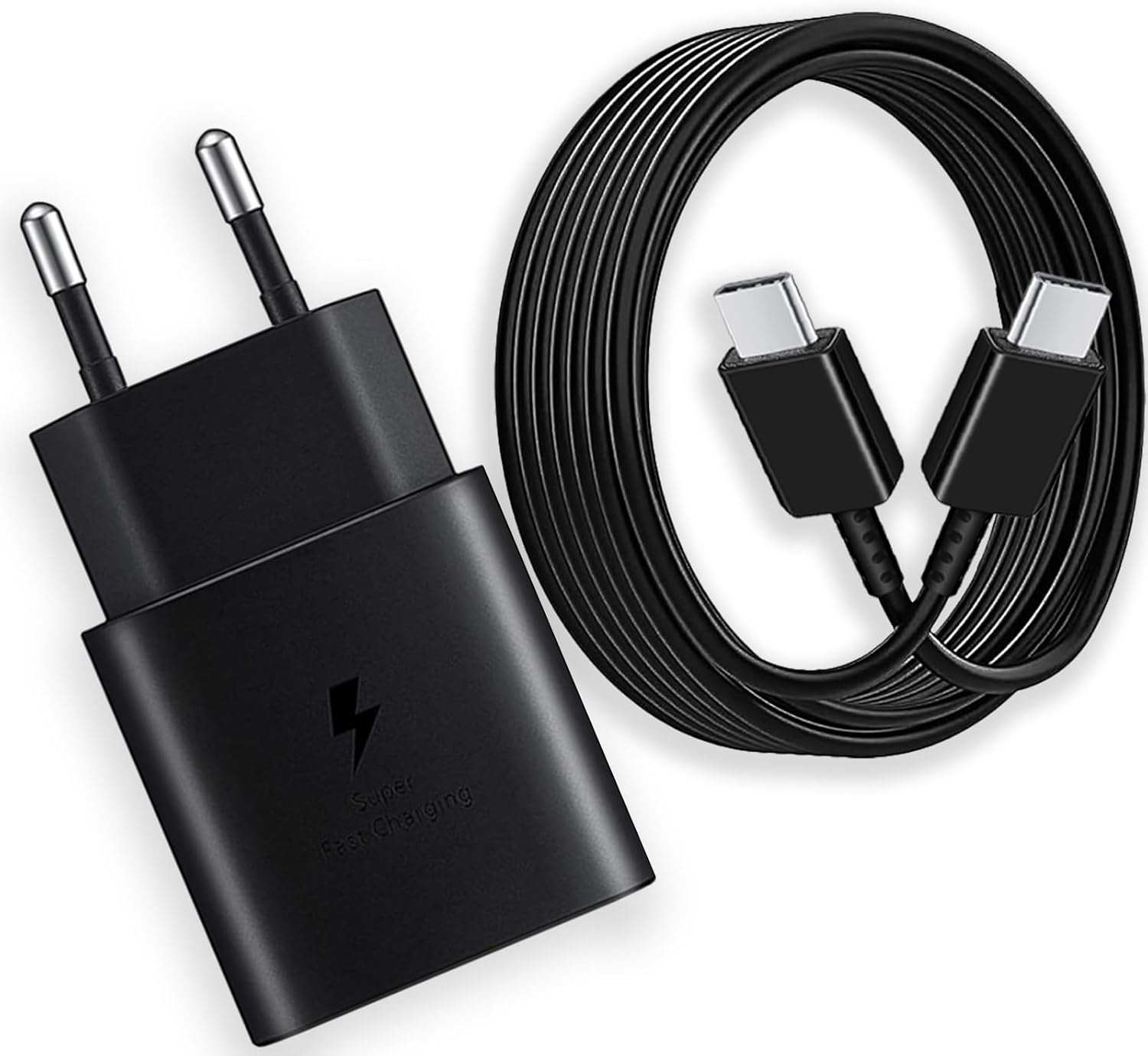 25w Usb-c Schnellladegerät Kompatibel Mit Samsung Galaxy S24/s23/s22, A54, Z Fold/flip 5 Und Tab S9/s8 (25w).