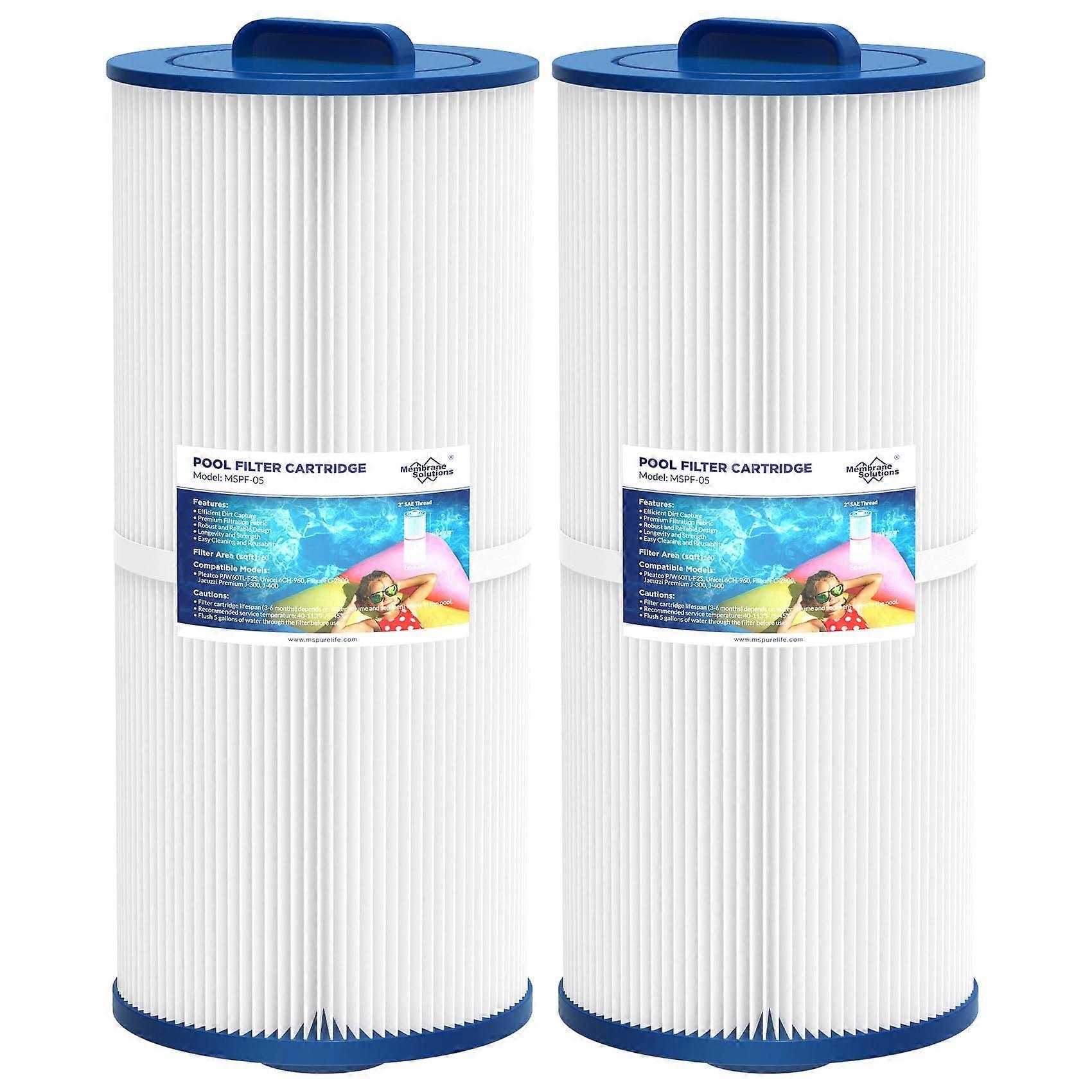 Ersatz-spa-filter, Kompatibel Mit Den Jacuzzi-modellen J300 Und J400, Unicel 6ch960, 2er-pack, Langlebiges Filtersystem