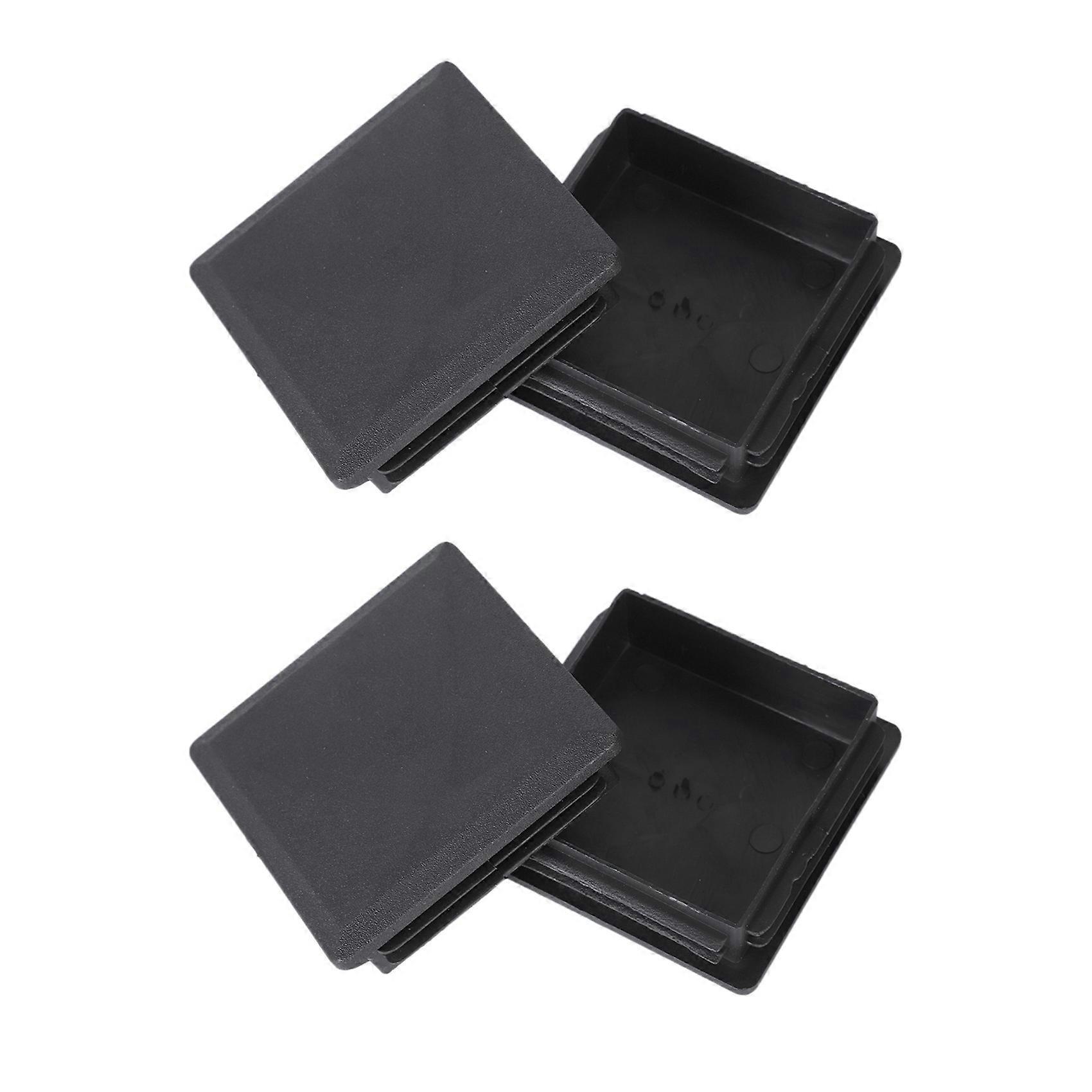 2 Quadratische Kunststoffstopfen, 80 Mm X 80 Mm, Für Rohre (2 Stück)