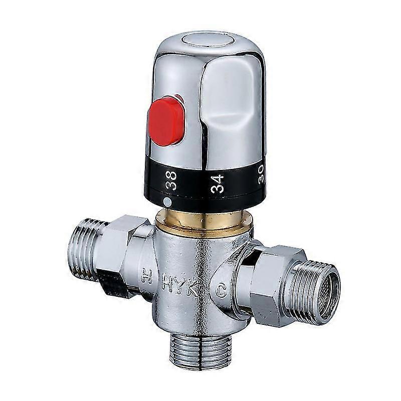 3-wege-thermostat-mischbatterie G1/2" Aus Massivem Messing, Kompatibel Mit Duschsystemen