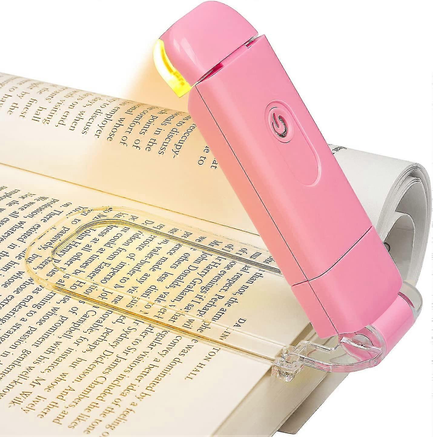 Bernsteinfarbene Leselampe, Usb-wiederaufladbare Leselampe