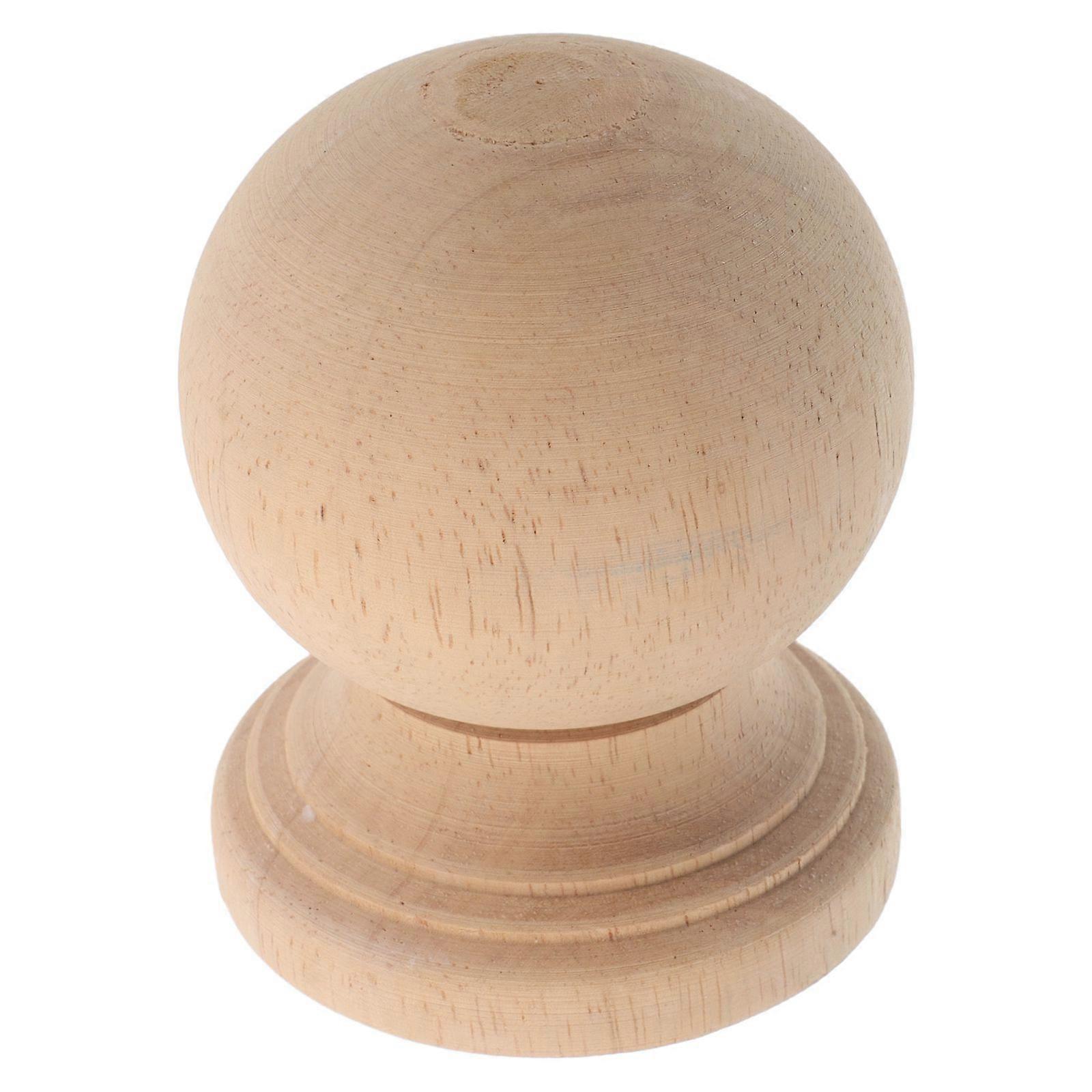Baluster, Zierkugel, Stufe, Unbemaltes Säulenkapitell, Kugel, Bettpfosten, Rustikale Lampenzier, Accessoire, Passend Zu Lampenschirmen, Möbel Zum Selbstaufbau
