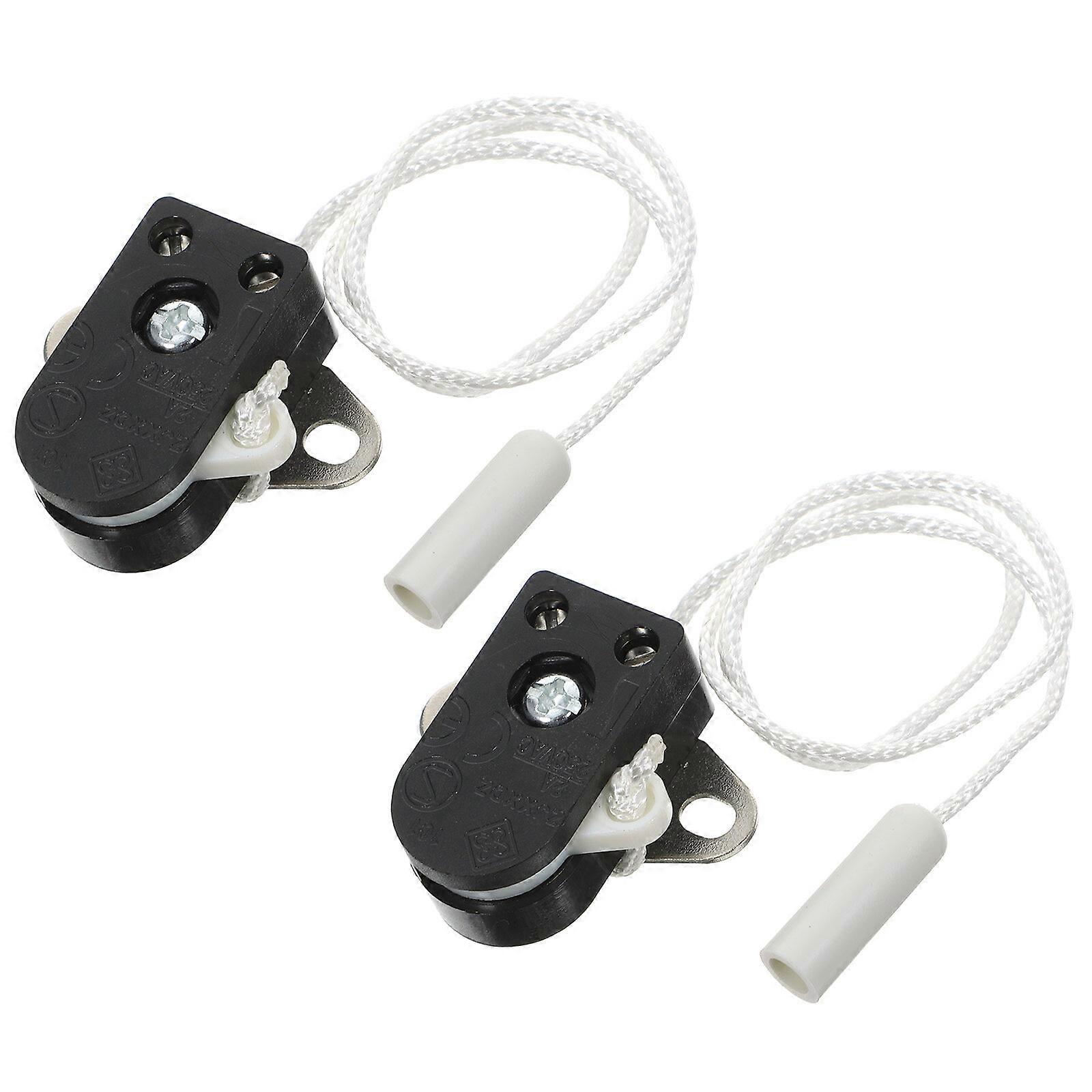 Set Mit 2 Ersatz-wandleuchten Mit Zugkettenschalter Und Lichtkabel