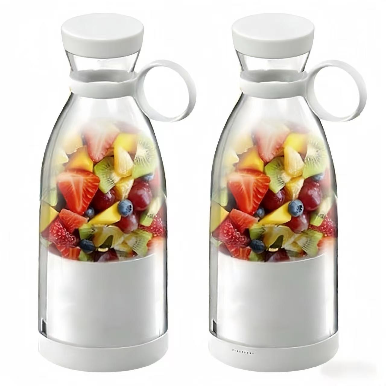Wiederaufladbarer, Tragbarer Entsafter Mit Reisebecher Und Deckel, Geeignet Für Die Zubereitung Von Säften Und Smoothies, 420 Ml