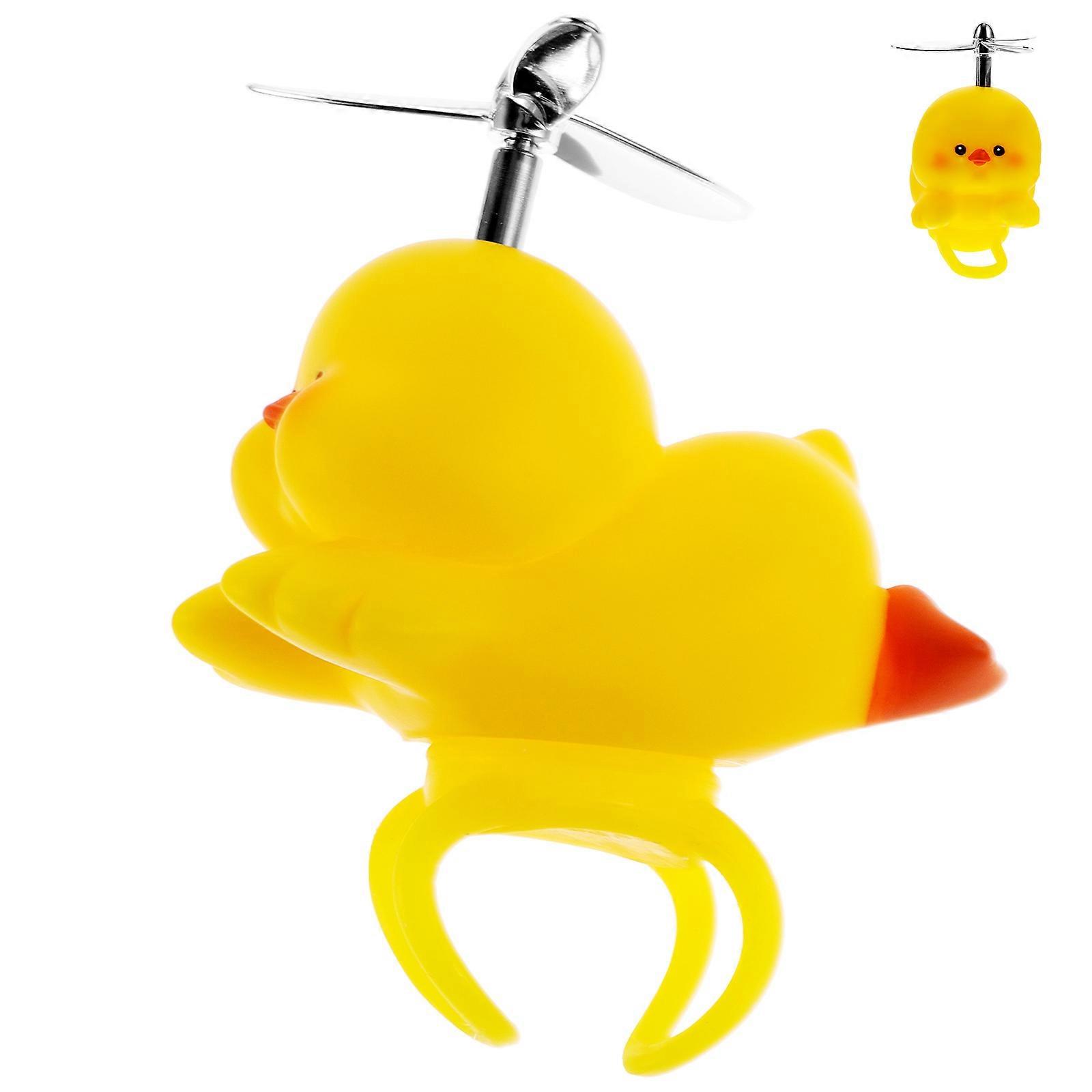 Fahrraddekoration: Ente, Motorrad, Spielzeug, Fahrradlenkerpropeller