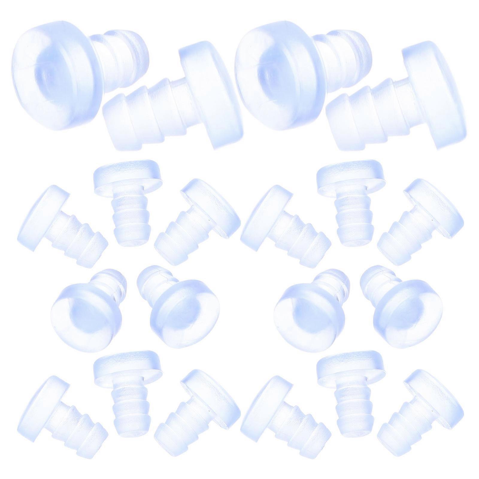50 Rutschfeste, Transparente Gummipads Mit Stiel, Nicht Klebend, Für Glastischplatten, Kompatibel Mit Möbeln Und Schränken.
