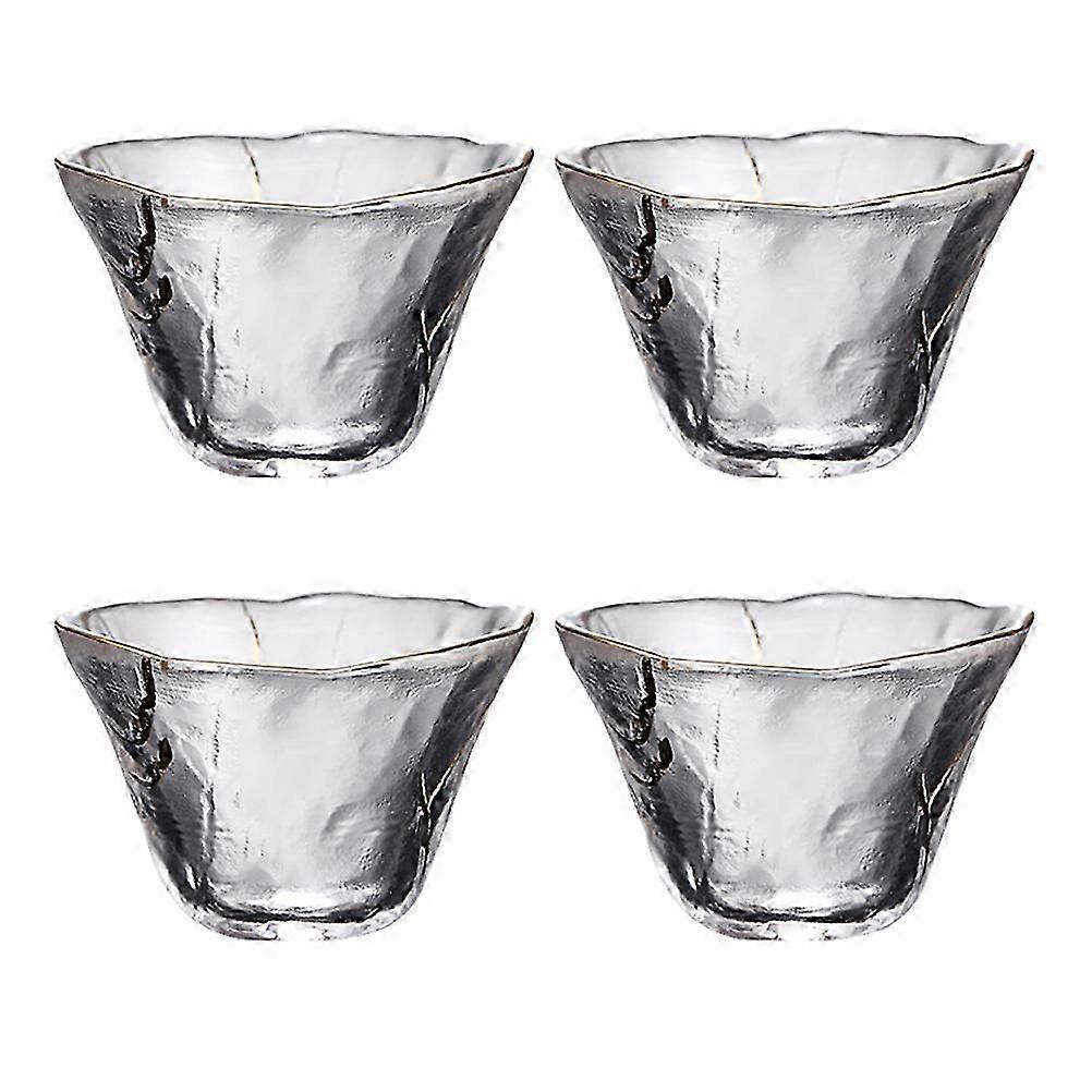 Set Mit 4 Japanischen Sakebechern, Trinkbechern, Teetassen, Universalgläsern