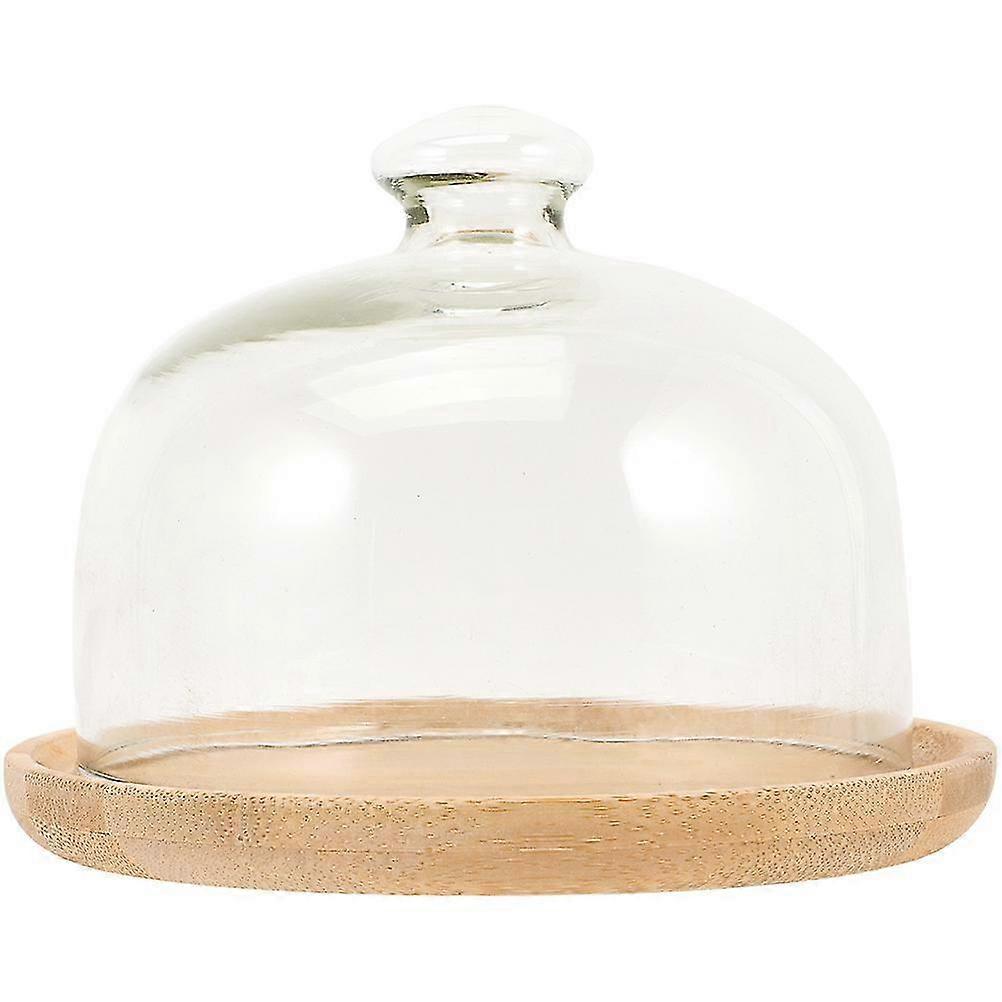 Kuchenform Mit Glasglocke, 20,5 X 20,5 Cm, Deckel Für Dessert Oder Käse
