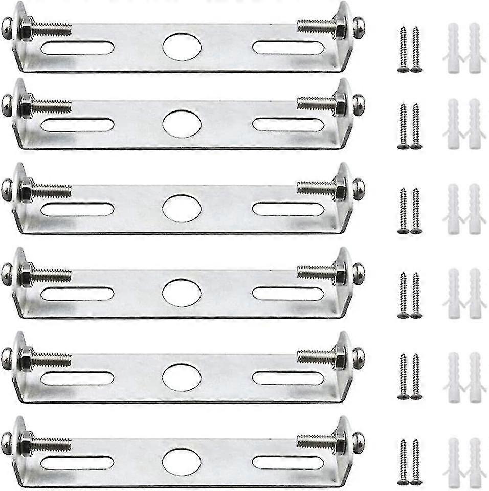 Set Mit 6 Deckenleuchten-montagehalterungen, 95-mm-rosetten Mit Schrauben – Beleuchtungszubehör – Yujia