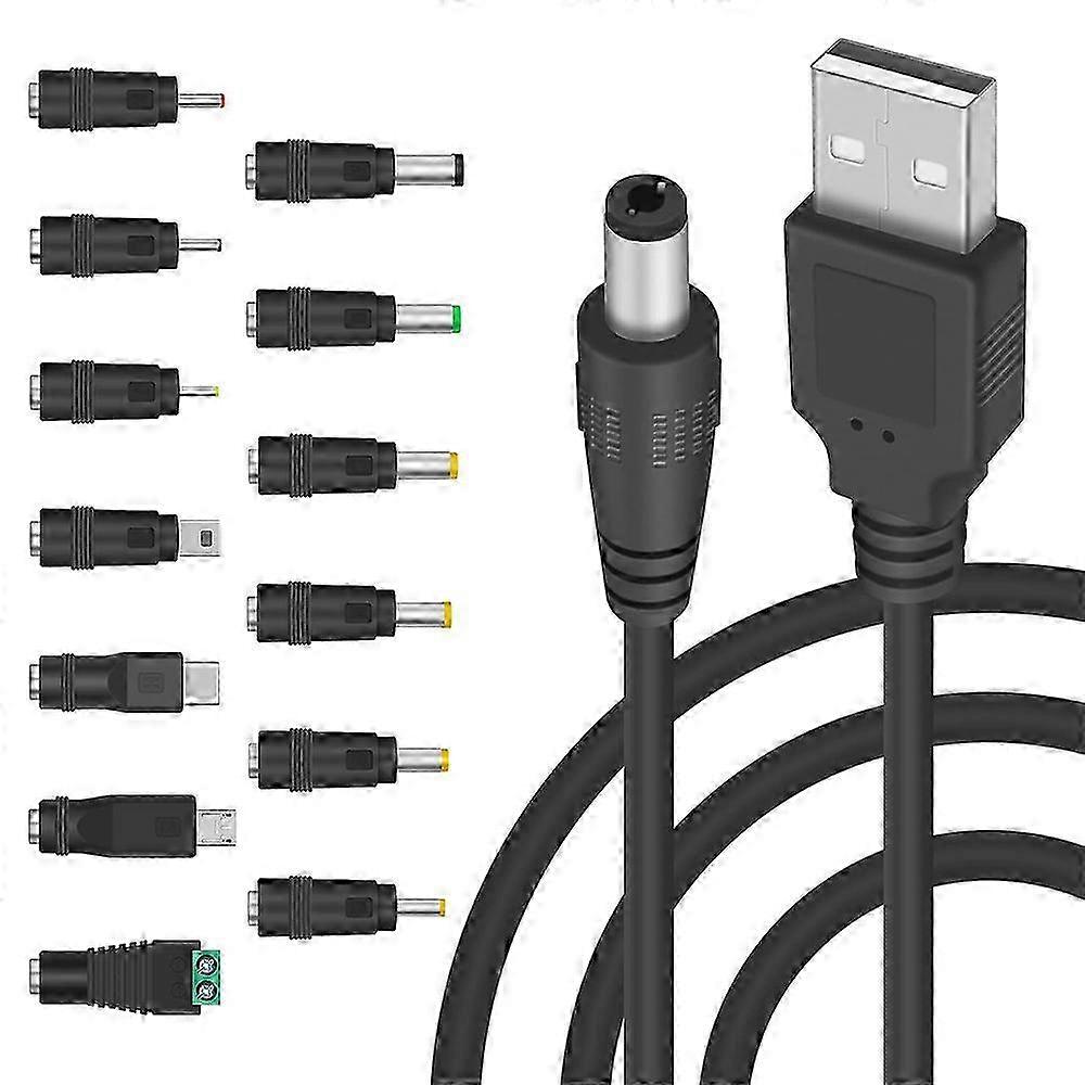 5-v-gleichstromkabel, 5,5 X 2,1 Mm, Usb-zu-gleichstrom-ladekabel, Kompatibel Mit Elektronischen Geräten
