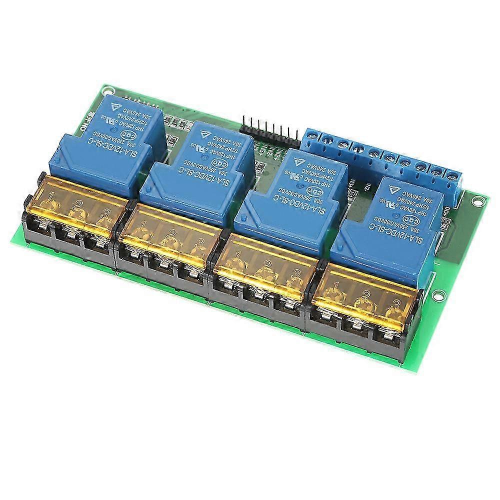 4-kanal 12v Dc 30a Relaismodul-steuerplatine Mit Optokoppler-isolation Und High/low-auslösung Szrh As