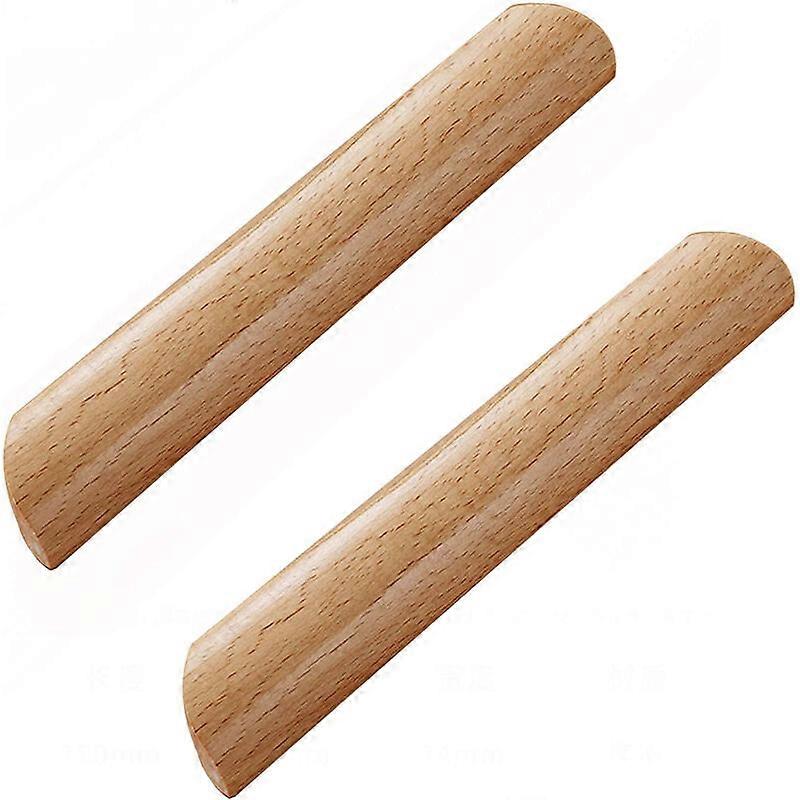 10 Griffe – Möbelgriffe – 160 Mm Lochabstand – Buche – Fächerform – Mit Schrauben – Möbelgriffe – Passend Für Küchenmöbel