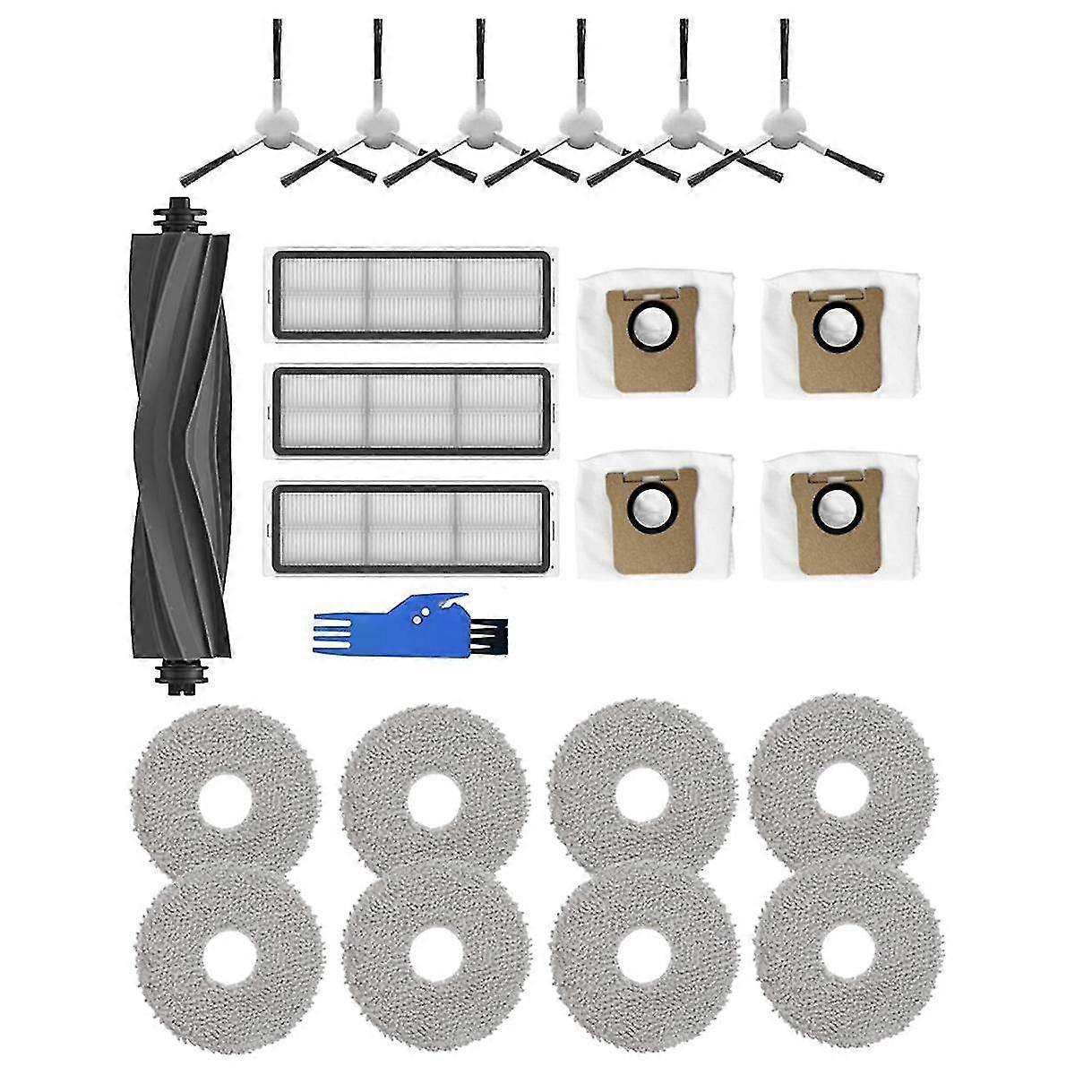 Für Dreame L10s Ultra, L10 Ultra Saugroboter: Hauptseitenbürste, Hepa-filter, Staubsaugerbeutel, Reinigungstücher, Ersatzteile [nx]