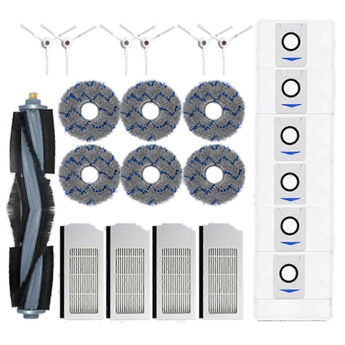 Kompatibel Mit Ersatzteilen Für X1 Omni / T10 Omni Saugroboter: Staubbeutel, Hepa-filter, Hauptseitenbürste Und Reinigungstuch.