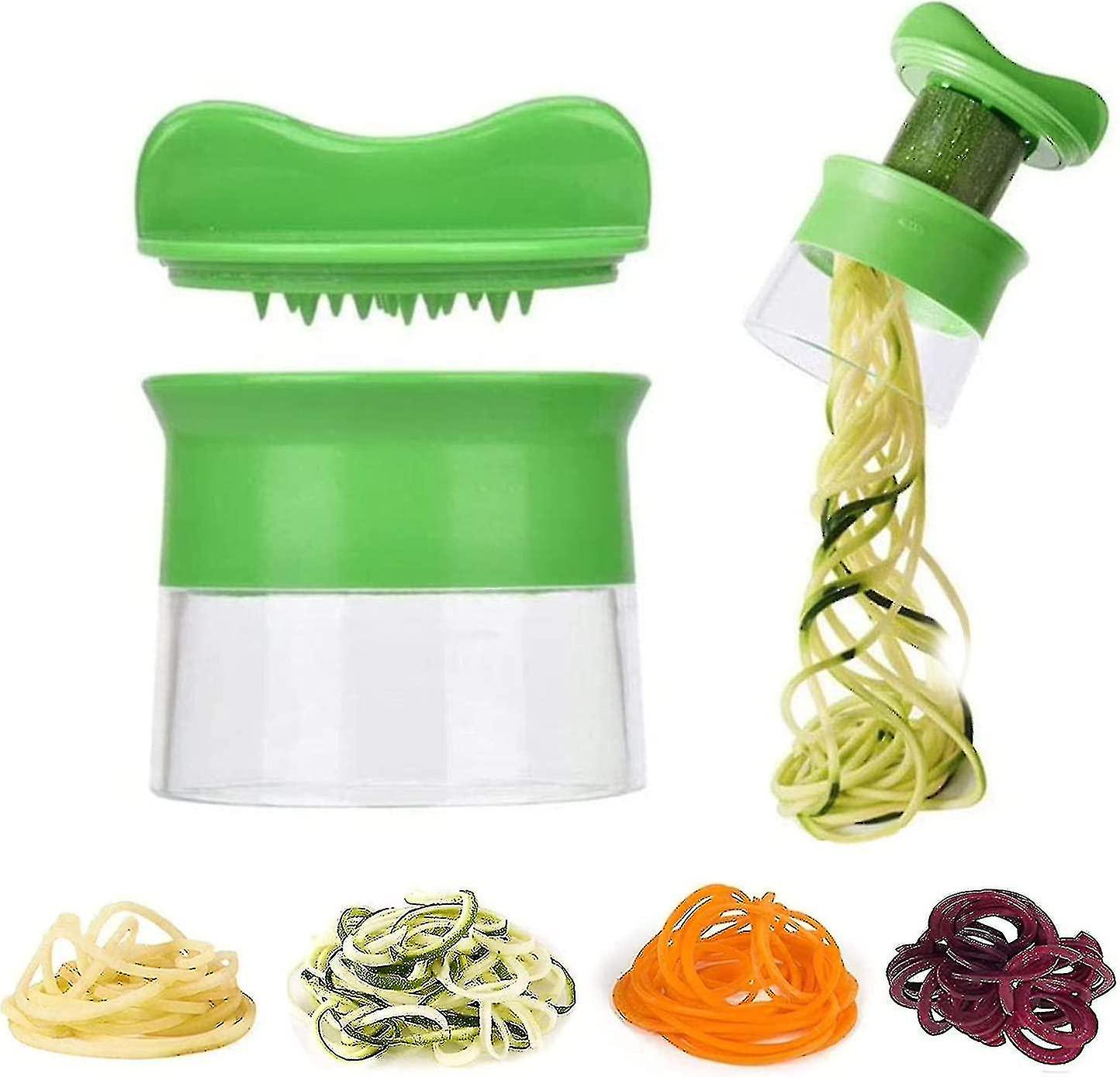 Spiralgemüseschneider, Gemüsespaghettischneider, Manueller Gemüseschneider, Auch Für Kürbis Geeignet