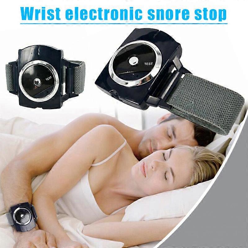 Das Anti-schnarch-armband Von Sleep Connection Ist Ein Gerät Gegen Schnarchen, Das Ihnen Beim Schlafen Hilft.