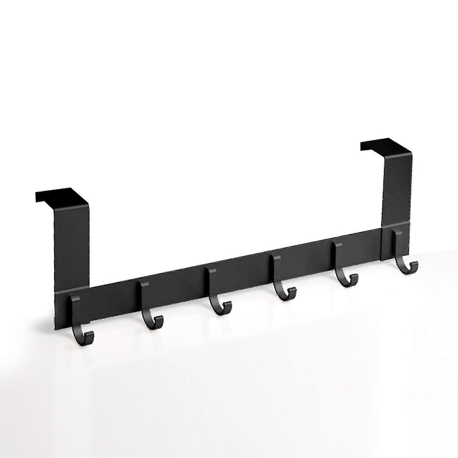 Türhaken Mit 6 Aluminiumhaken, Geeignet Für Türen Mit Einer Dicke Von 35 Bis 45 Mm, Ohne Bohren.