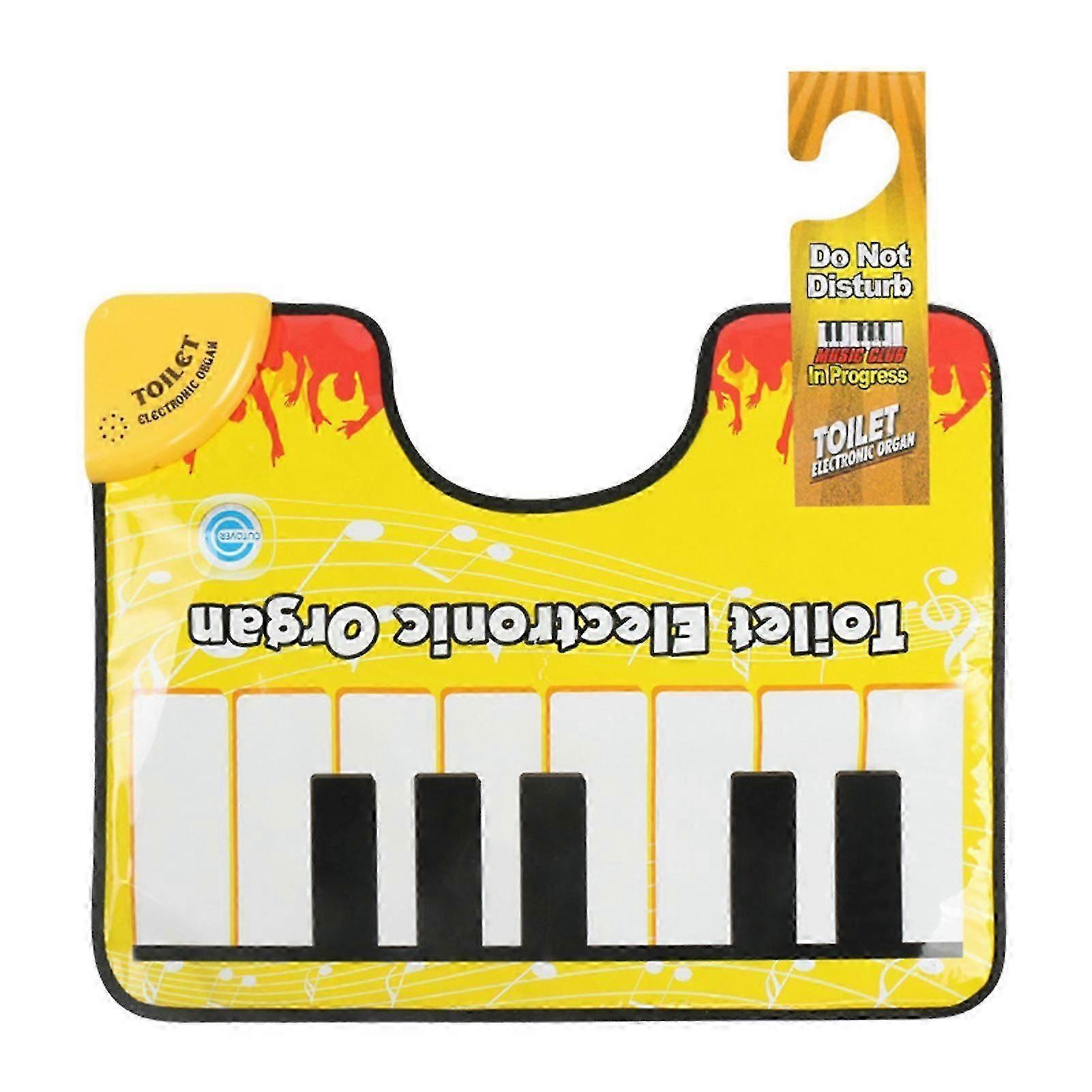 Toilettenmatte Mit Klavierklang, Badematte, Lustiges Musikkeyboard, Toilettenmatte