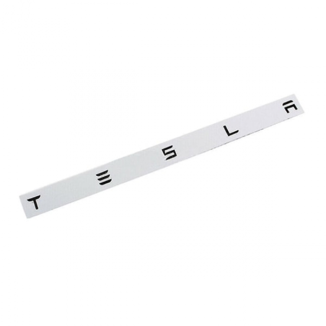 3d-tesla-heckklappenemblem In Mattschwarz