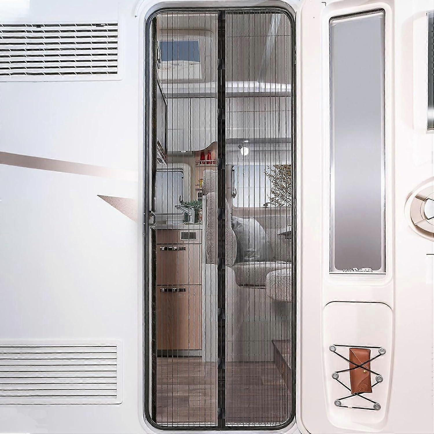 Magnetisches Moskitonetz, Kompatibel Mit Türen - 80 X 200 Cm - Geeignet Für Wohnmobile Und Wohnwagen