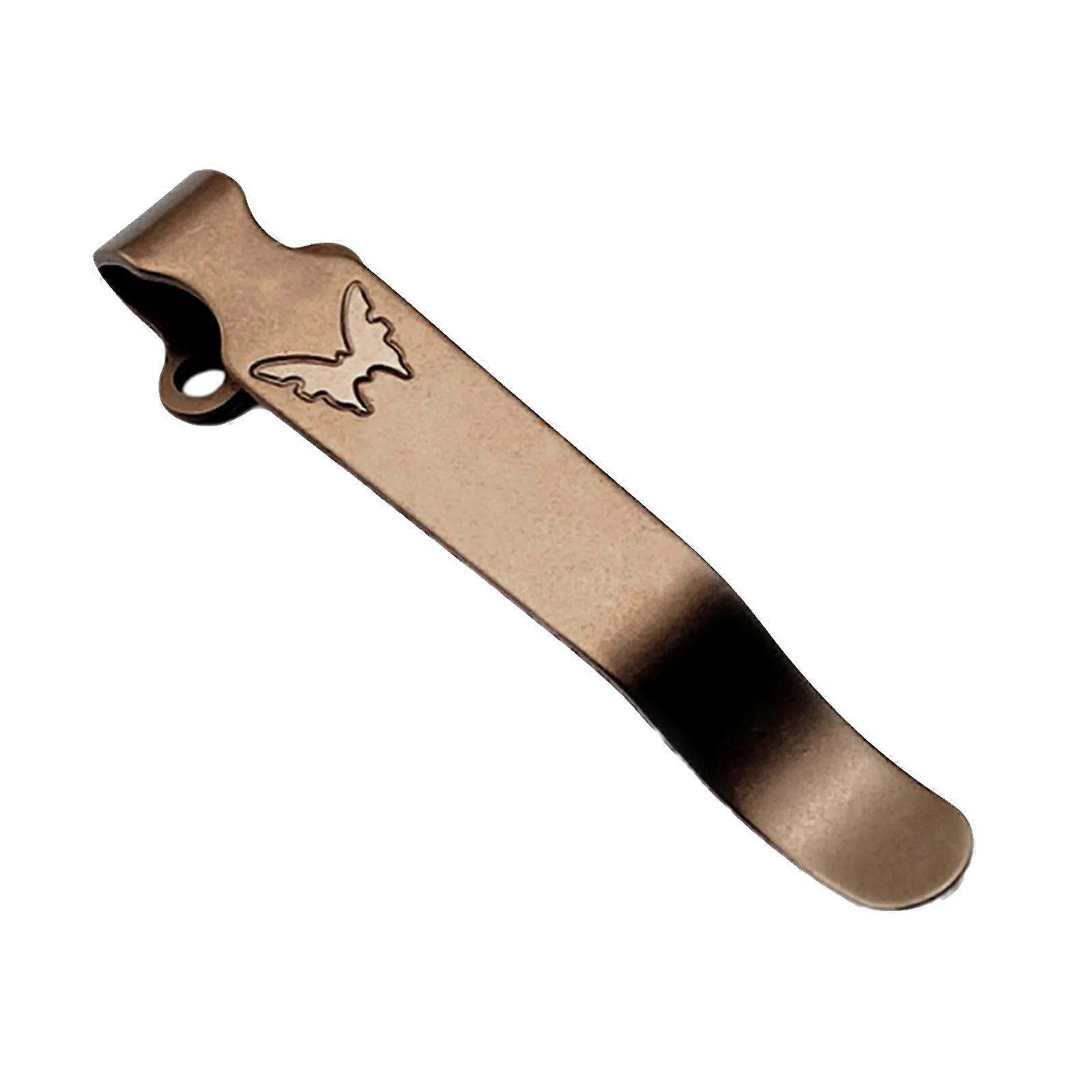 Effektiver Edelstahl-schmetterlingstaschenclip, Sicherer Verschluss Für Diskretes Tragen Und Verwendung In Verschiedenen Situationen (roségold).