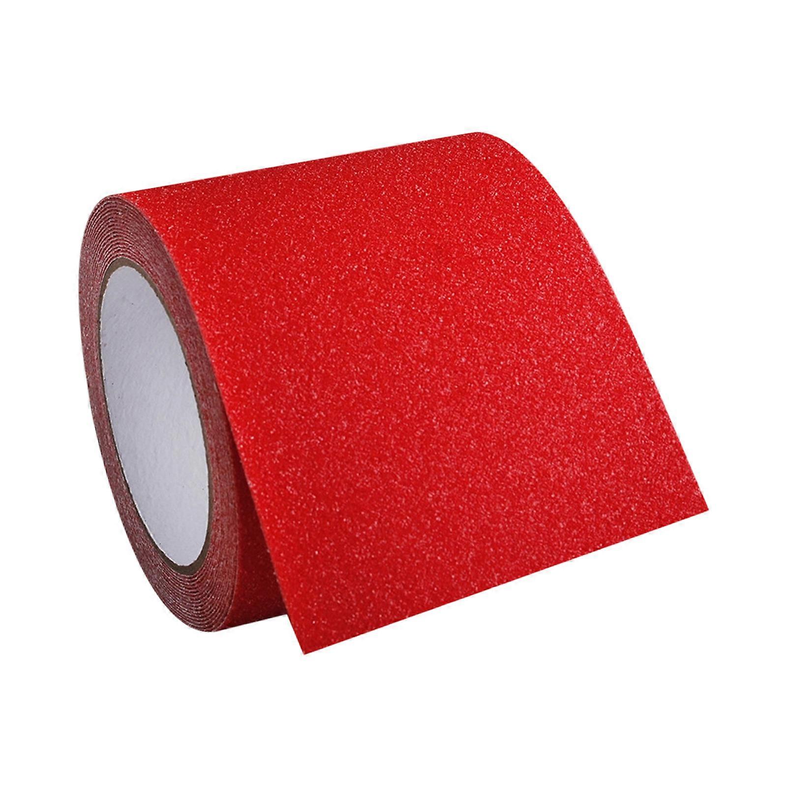 Rutschfeste Pvc-klebestreifen, Rolle, Wasserdicht, Für Den Innen- Und Außenbereich, Kompatibel Mit Treppen, Böden Und Für Die Sicherheit Im Haushalt (rot).