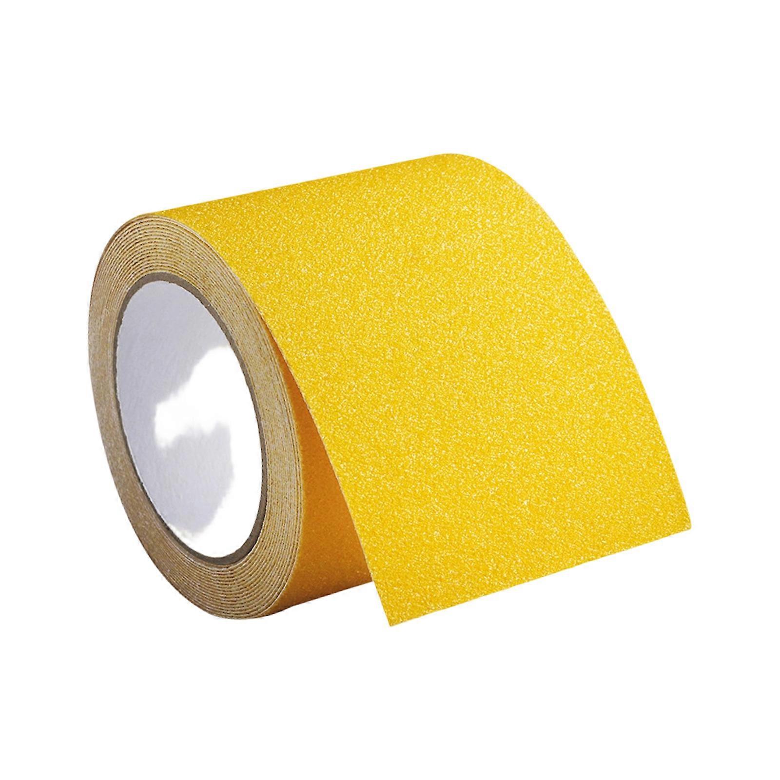 Rutschfeste Gelbe Pvc-klebestreifen, Wasserfest, Für Den Innen- Und Außenbereich Geeignet, Kompatibel Mit Treppen Und Fußböden, Für Optimale Sicherheit Im Haus.