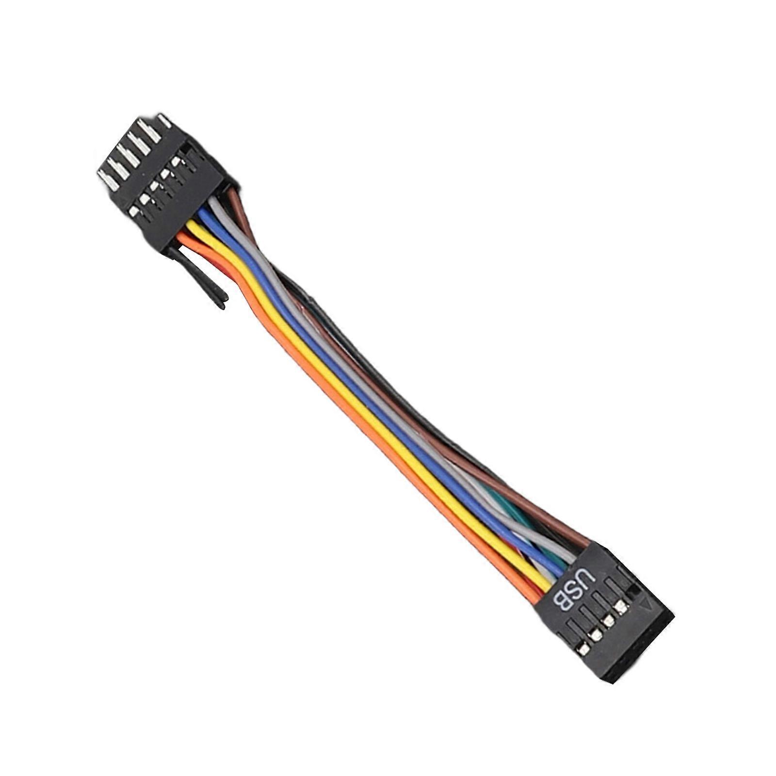 Interner Usb-anschluss Für Das Motherboard: 11-poliger Stecker Auf 9-polige Buchse Usb-adapterkabel. Reibungslose Verbindung Und Stabile Datenübertragung.