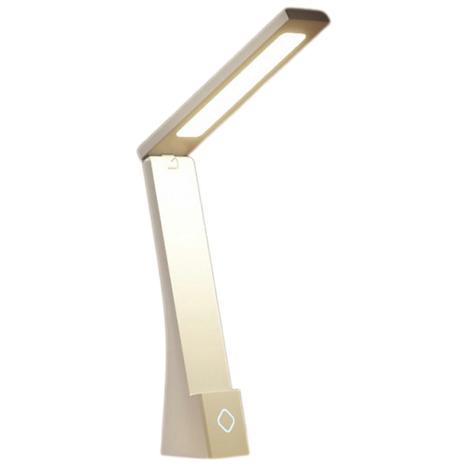 Faltbare Schreibtischlampe, 3 Einstellbare Lichteffekte – Usb-wiederaufladbare Led-schreibtischlampe, Augenschonend, Geeignet Für Schüler, Leselampe Am Bett