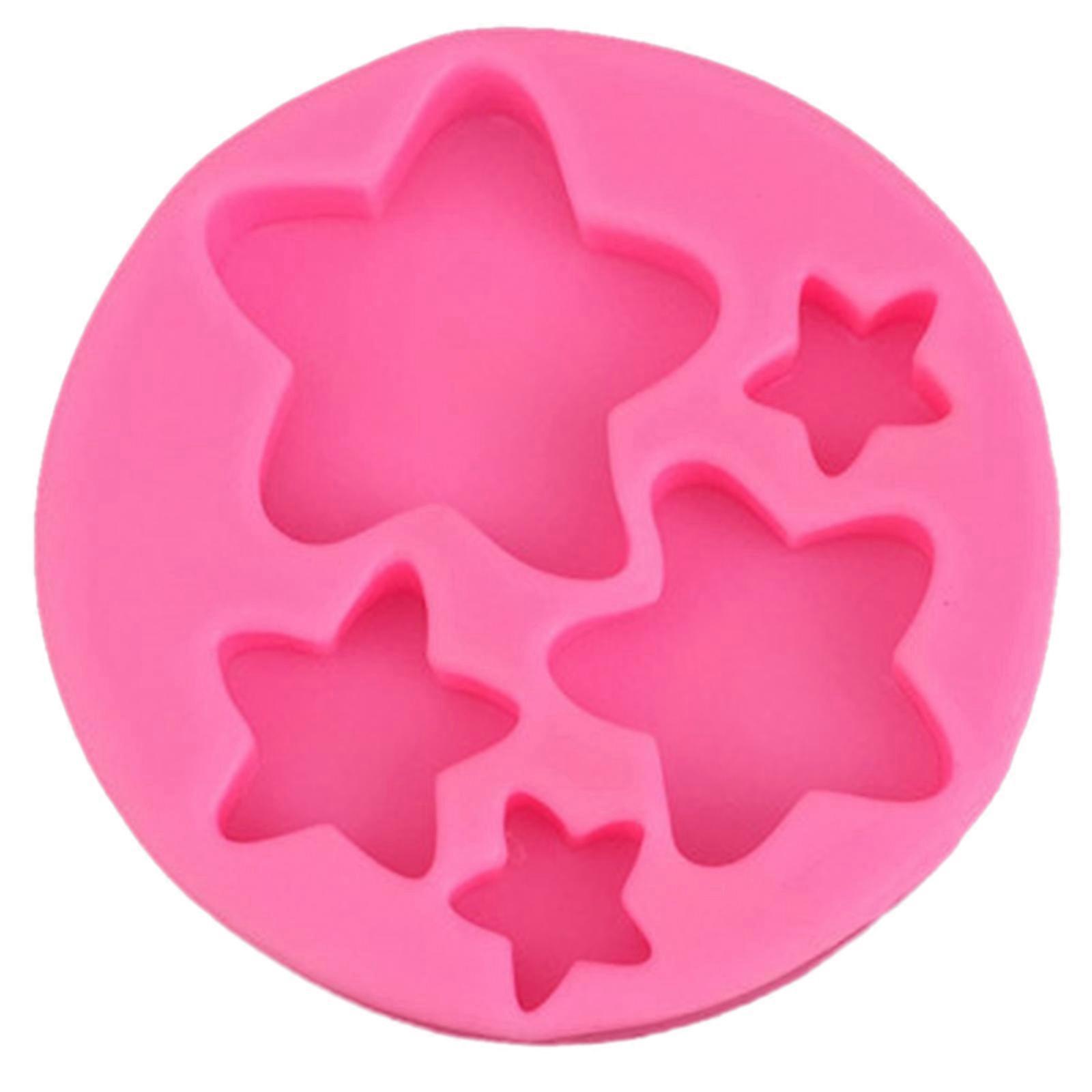 Diy-silikonform In Herz-, Mond- Und Sternform Für Kerzen-, Kuchen- Und Seifendekorationen
