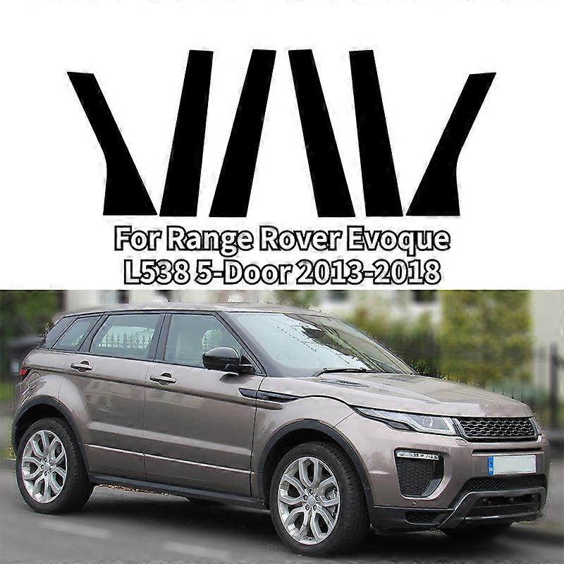 Fahrzeugzierteile Kompatibel Mit Range Rover Evoque L538 5-türer (2013-2018): Fensterabdeckungen Und Zierleisten (6er-set).