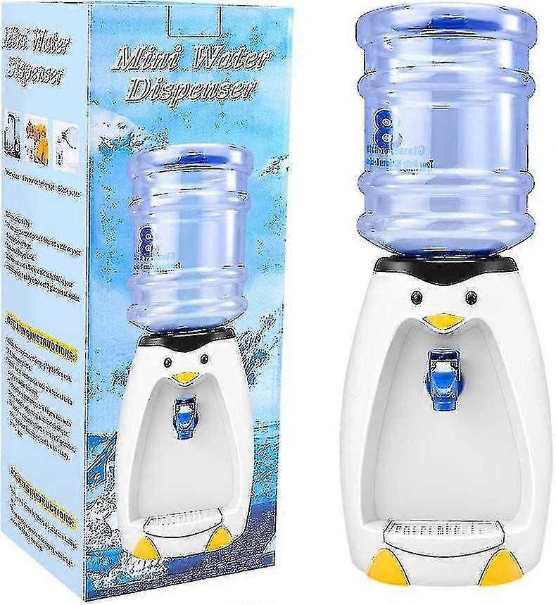 Miniatur-pinguin-trinkbrunnen (2,5 L) Mit Integriertem Eimer, Ideal Für 8 Gläser Wasser. Perfekt Für Studenten, Studentenwohnheime, Zuhause Und Büro. Ein Ideales Geschenk.