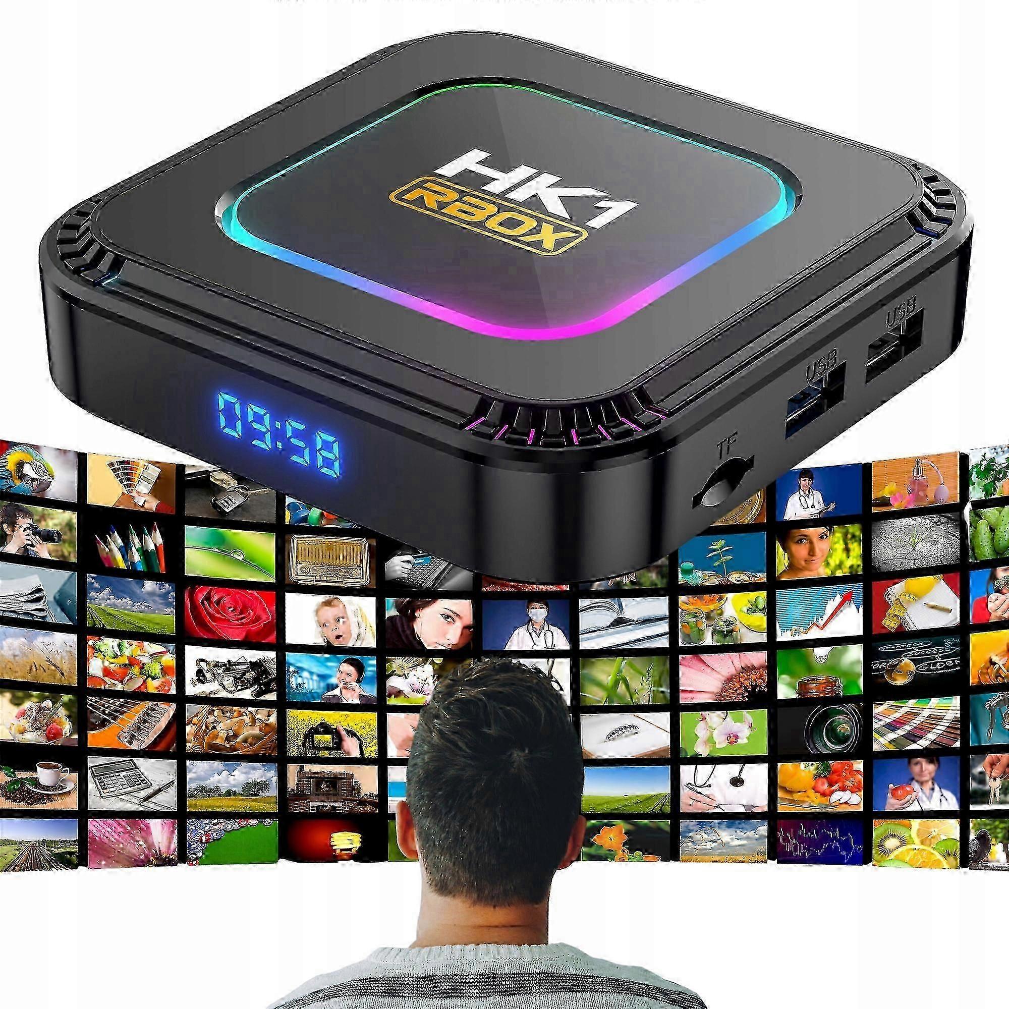 8k/4k Smart-tv-box Mit Android 13, Wifi 6, Bluetooth Und Streaming-media-player