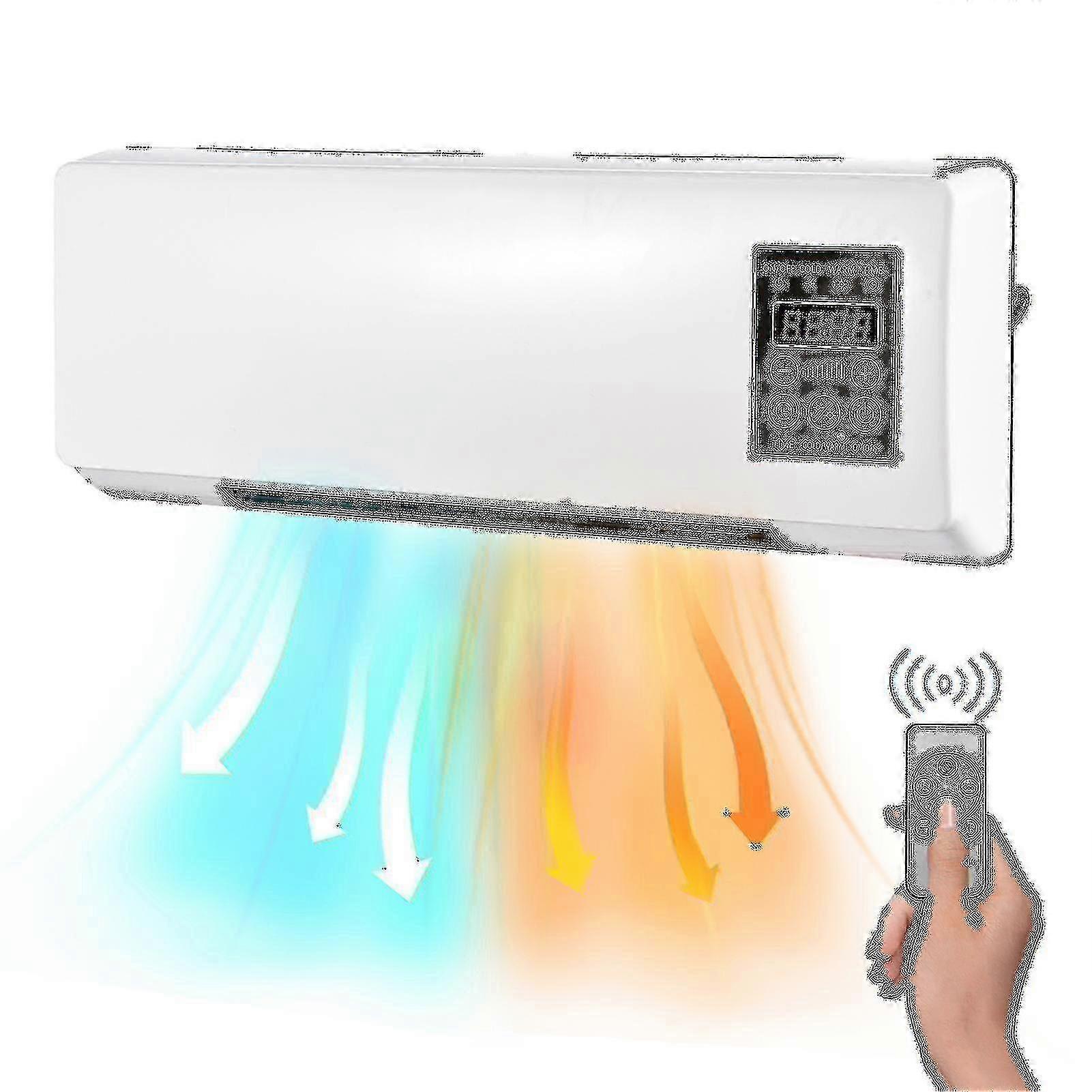 Kombiniertes Tragbares Heizgerät Und Klimagerät, Zur Wandmontage, 2-in-1-elektrogerät, Kompatibel Mit Schlafzimmerheizung Und -klimatisierung.