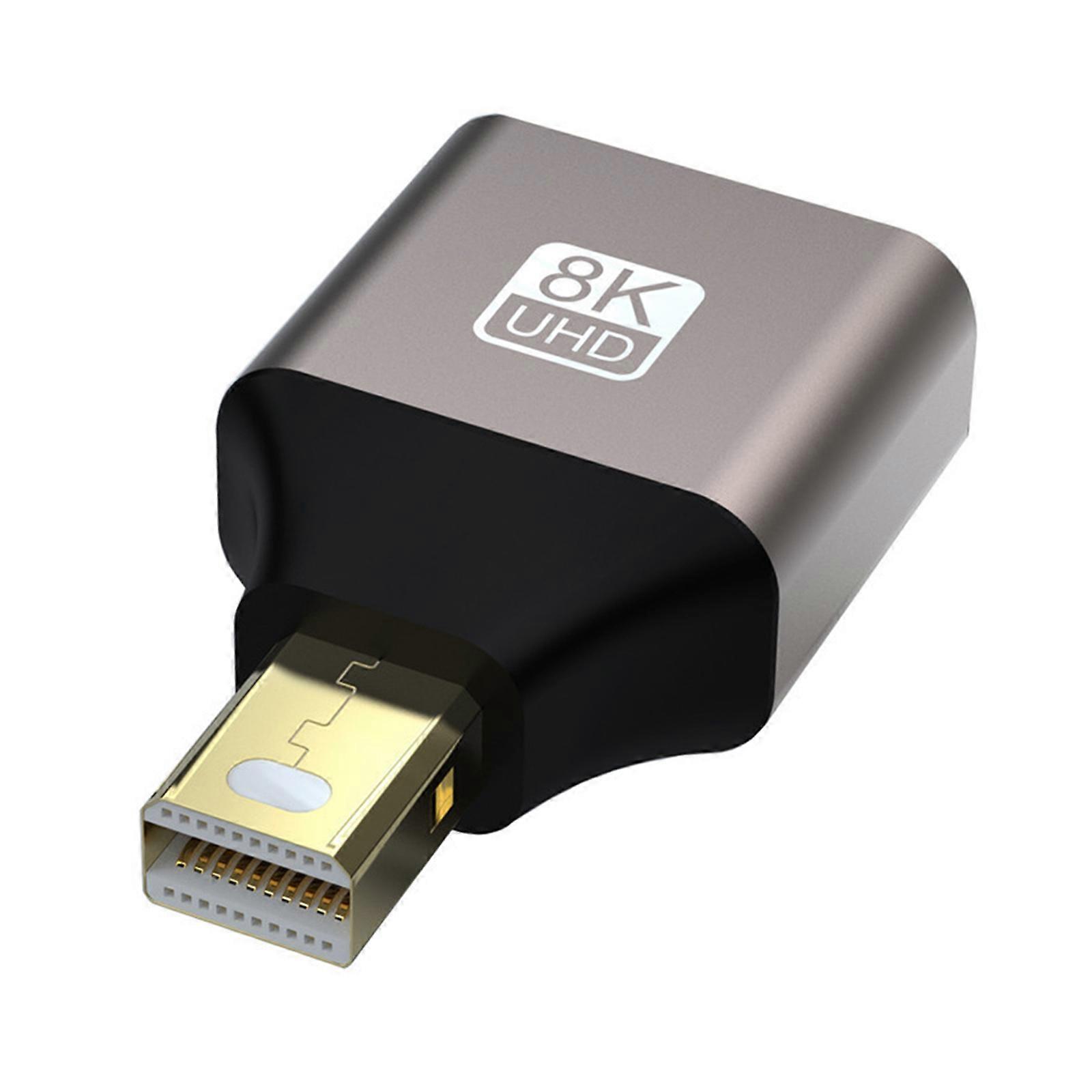 Mini Displayport 1.4 8k 60hz Auf Displayport Adapter (stecker/buchse Auf Buchse/stecker), Kompatibel Mit Computern Und Laptops.