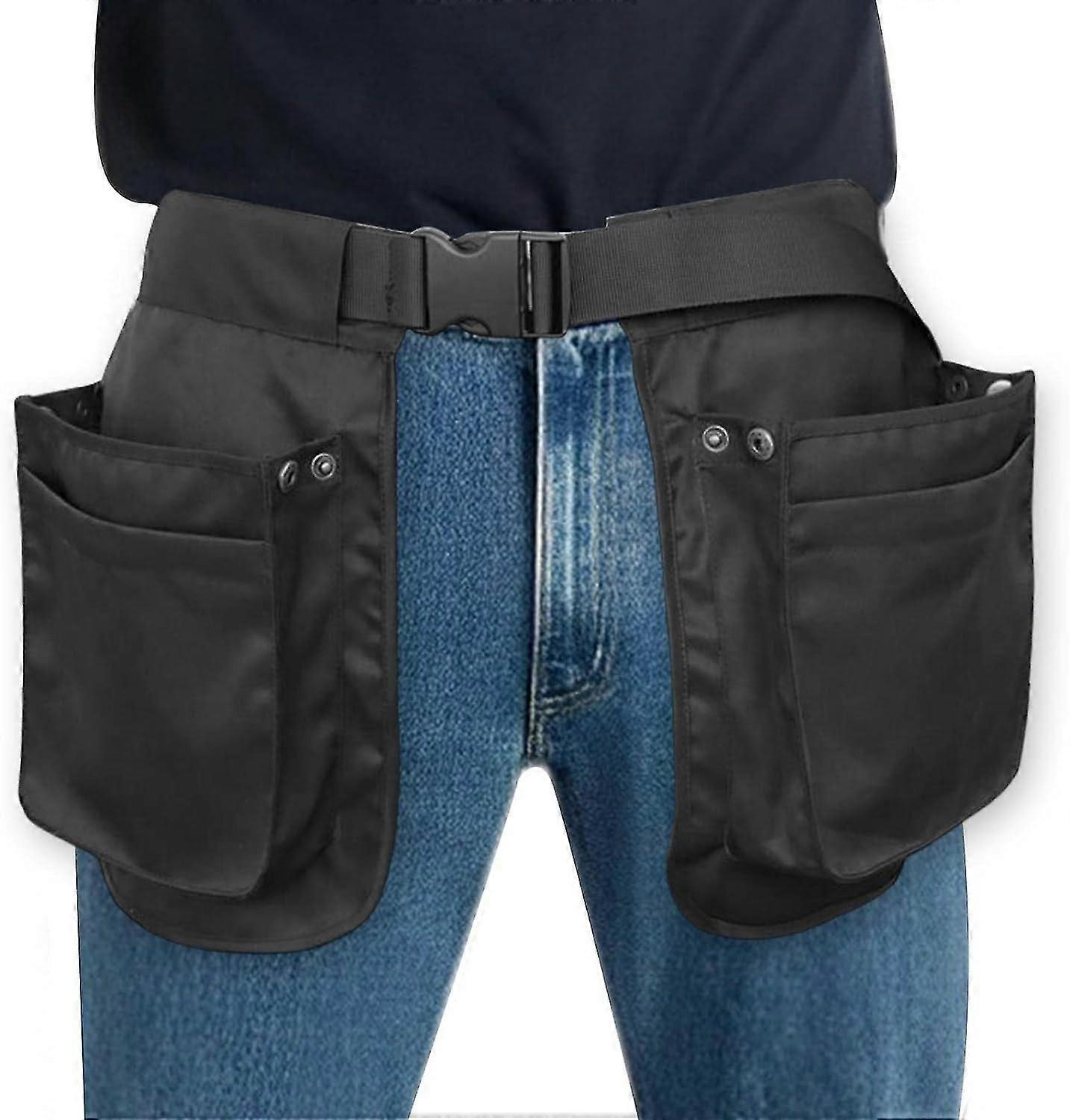 Miniatur-werkzeuggürtel, Gartenwerkzeuggürteltasche, Verstellbare Werkzeugtasche Aus Polyester Mit Mehreren Fächern, Vielseitiger Zimmermannsgürtel, Geeignet Für Gärtner Und Handwerker.