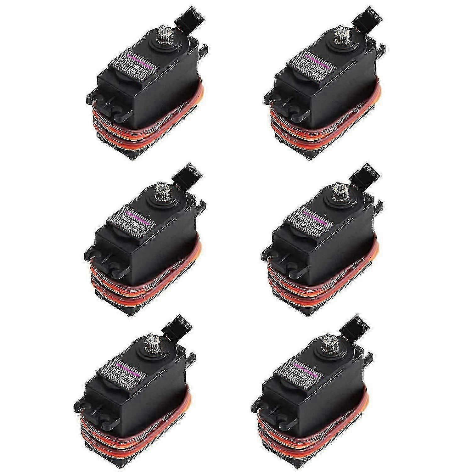 Mg996r Digital-servomotor, 6er-set, Metall Mit Steuerarm, Kompatibel Mit Arduino