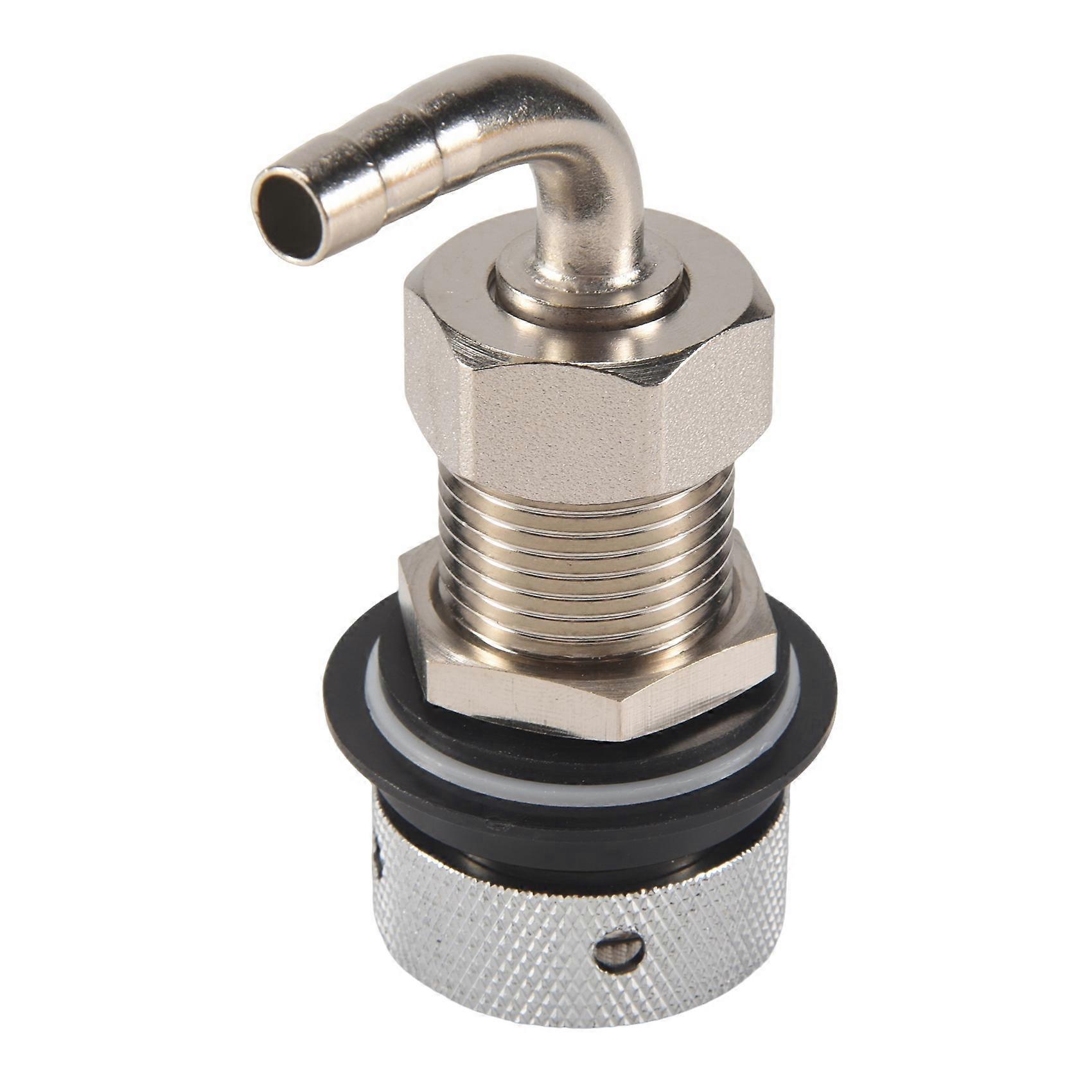 Bierhahn Mit 8 Mm Barber's Elbow, Aus Verchromtem Messing G5/8, Kompatibel Mit Verstellbaren Bierzapfanlagen.