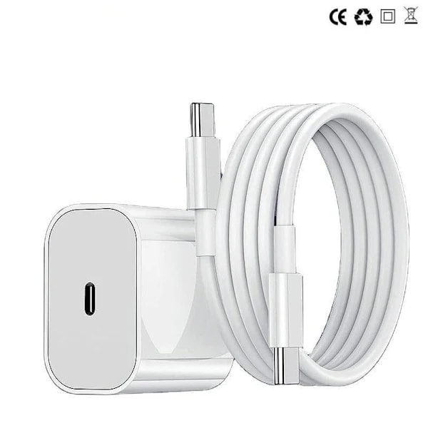 25-w-schnellladegerät Kompatibel Mit Samsung, Usb-c-netzteil Mit 1 M Kabel, 2er-pack (schwarz, 25 W)