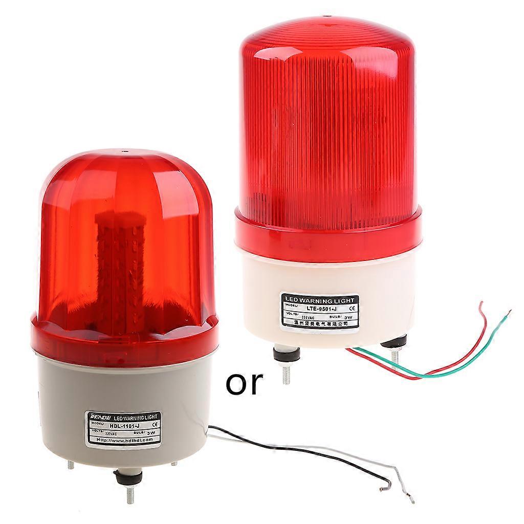 220v/12v/24v Led-alarmleuchte, Akustisches Signal, Rotierendes Stroboskop, Blinklicht