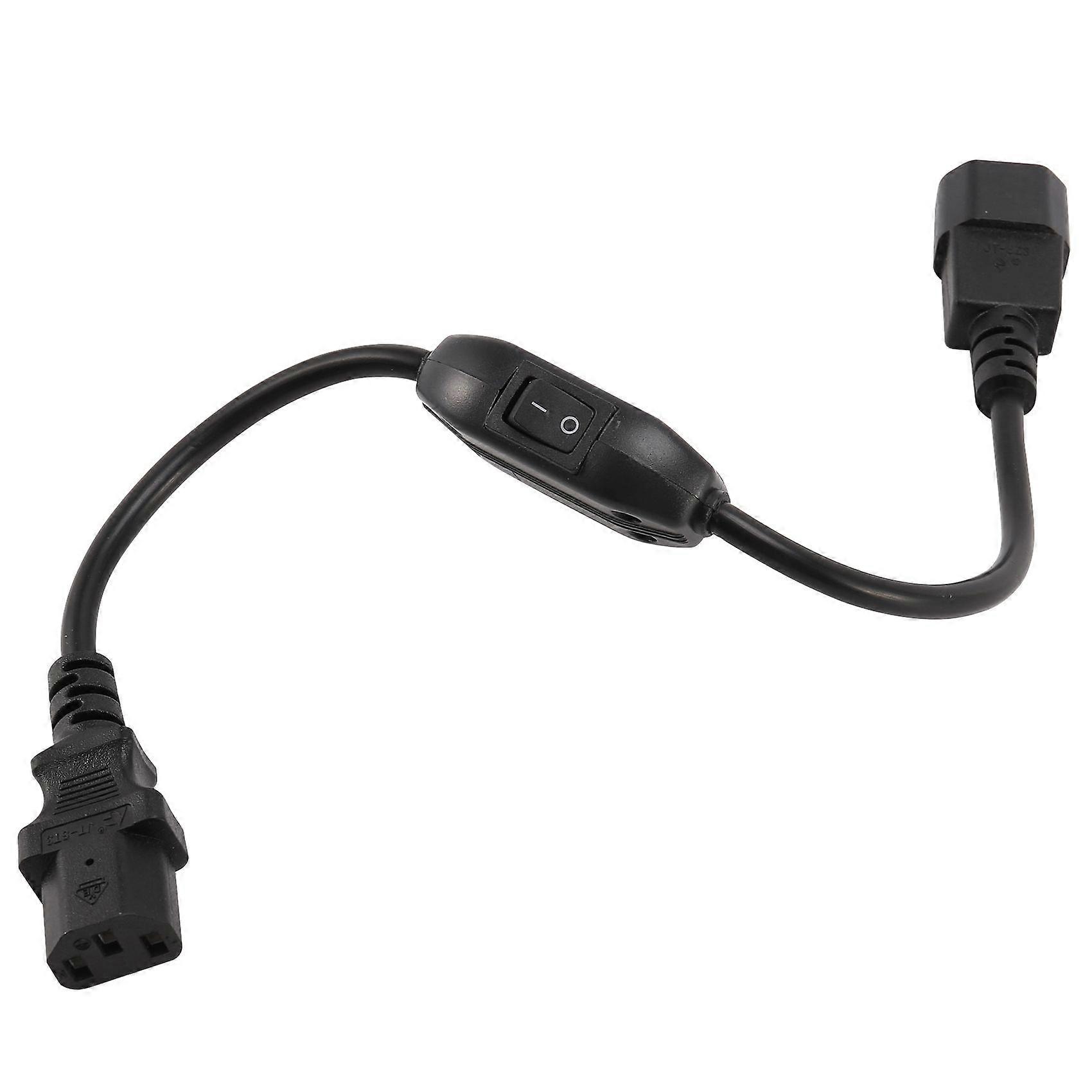 Netzkabel Für Unterbrechungsfreie Stromverteilungseinheit (pdu/usv), Iec 320 C14 - C13 Mit Ein-/ausschalter, 30 Cm