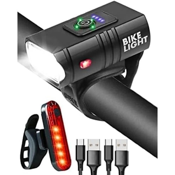 Ultrahelle Fahrradlampe Mit 1600 Lumen, Kompatibel Mit 6 Beleuchtungsmodi + 4 Zusätzlichen Beleuchtungsmodi, Usb-ladefunktion, Wasserdicht Nach Ipx5 – Geschenkidee