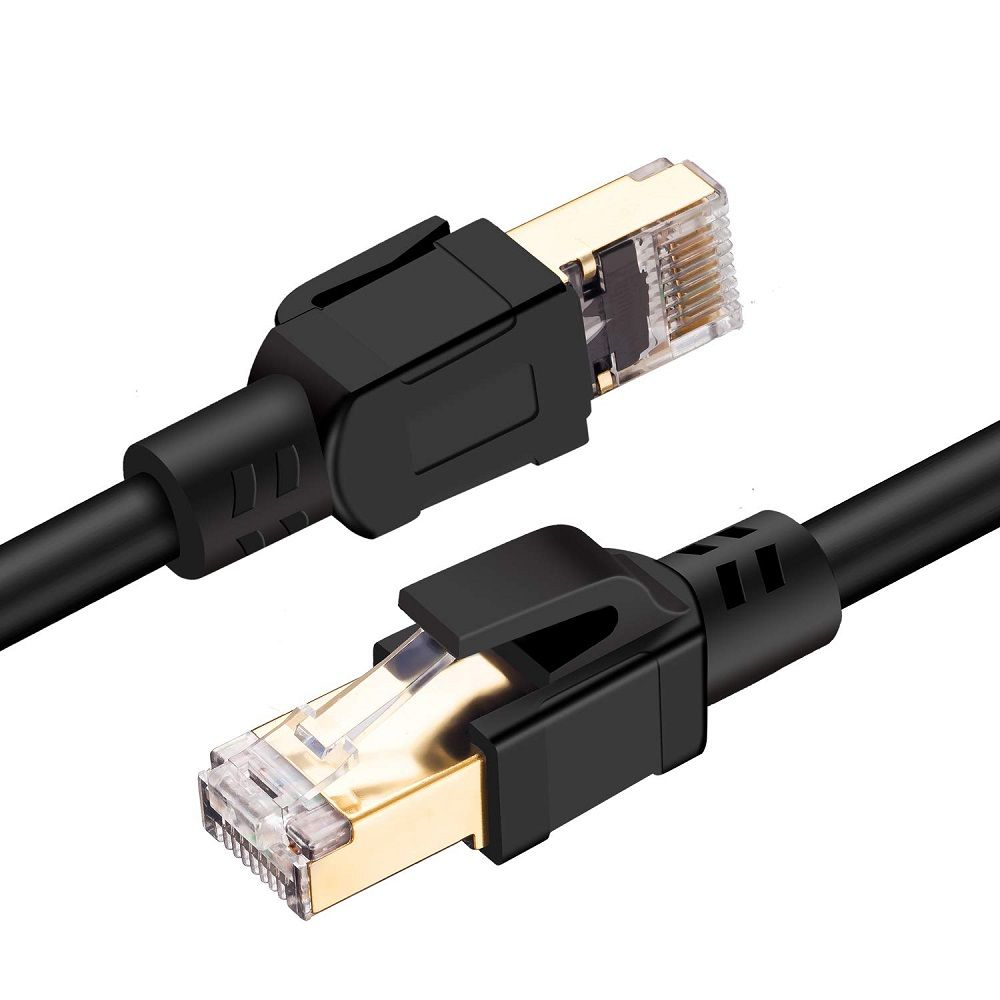 Cat8-ethernetkabel, Lan-kabel, Internetkabel, 2 M (6,56 Ft)