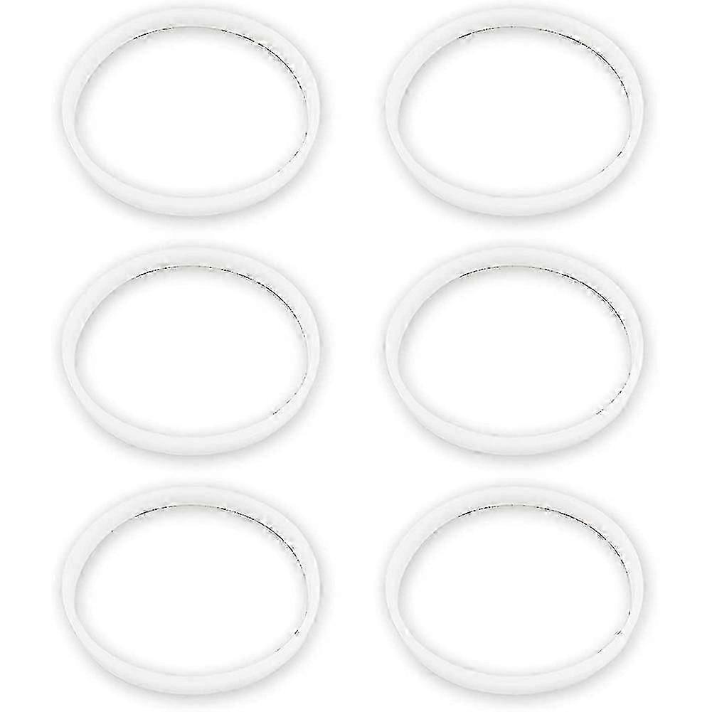 Set Mit 6 Weißen Ersatz-o-ringen Aus Gummi, Kompatibel Mit Den Teilen Des Ninja Juicer-mixbehälters.