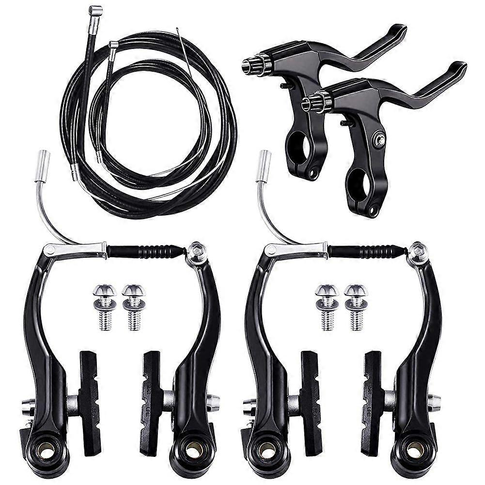 Komplettes Set Für Mountainbikes, V-brakes + Externe Kabel + Bremshebel + Zubehör Für Vorder- Und Hinterradbremse