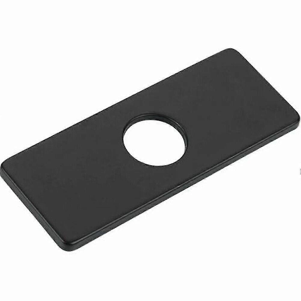 Abdeckplatte Für Armaturen, Lochabdeckung, Edelstahl-arbeitsplatte Für Bad Und Küche. (schwarz) 1 Stück -yx[nx]