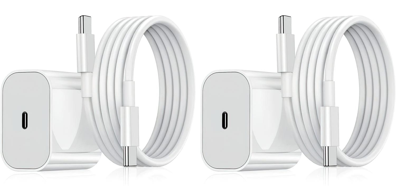 2er-pack - Iphone-ladegerät - Schnellladegerät - Adapter + Kabel 20 200 [nx]