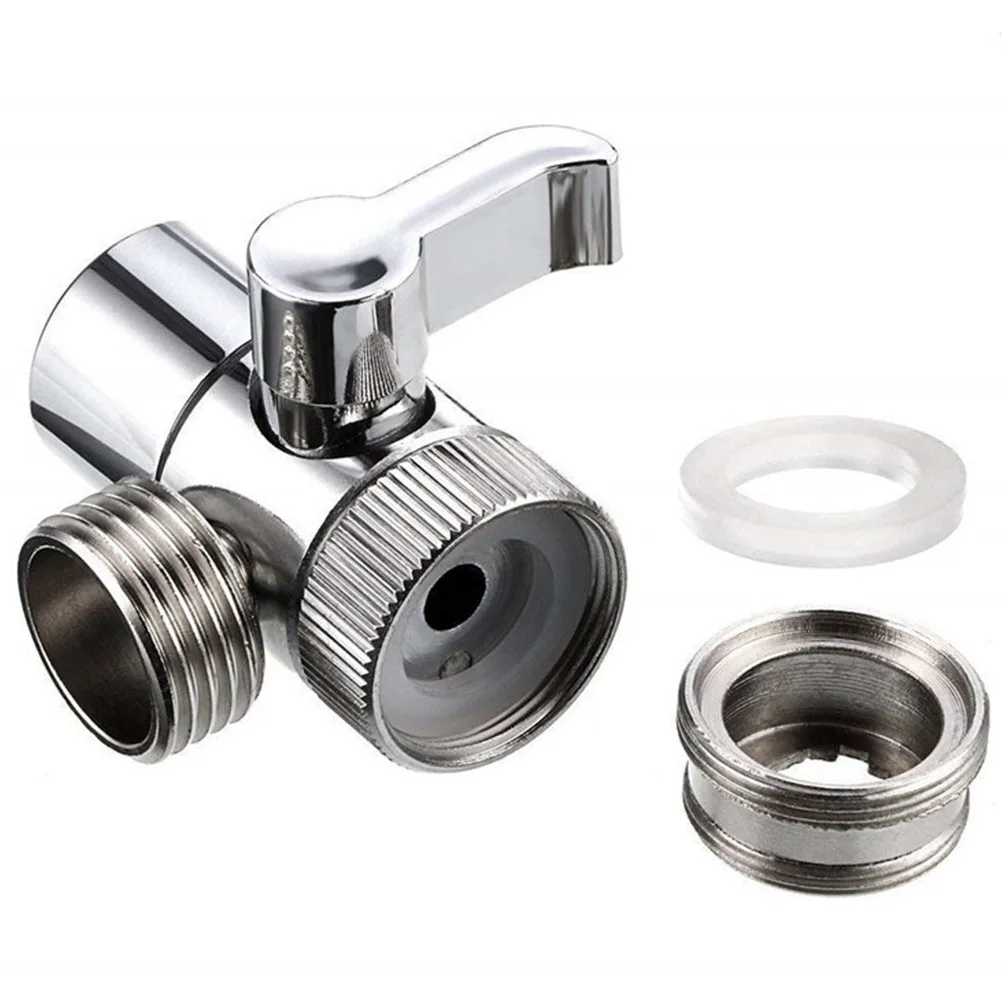 Küchenarmatur – Mischbatterie/t-stück Mit Ventil – 3-wege-armatur, Silber