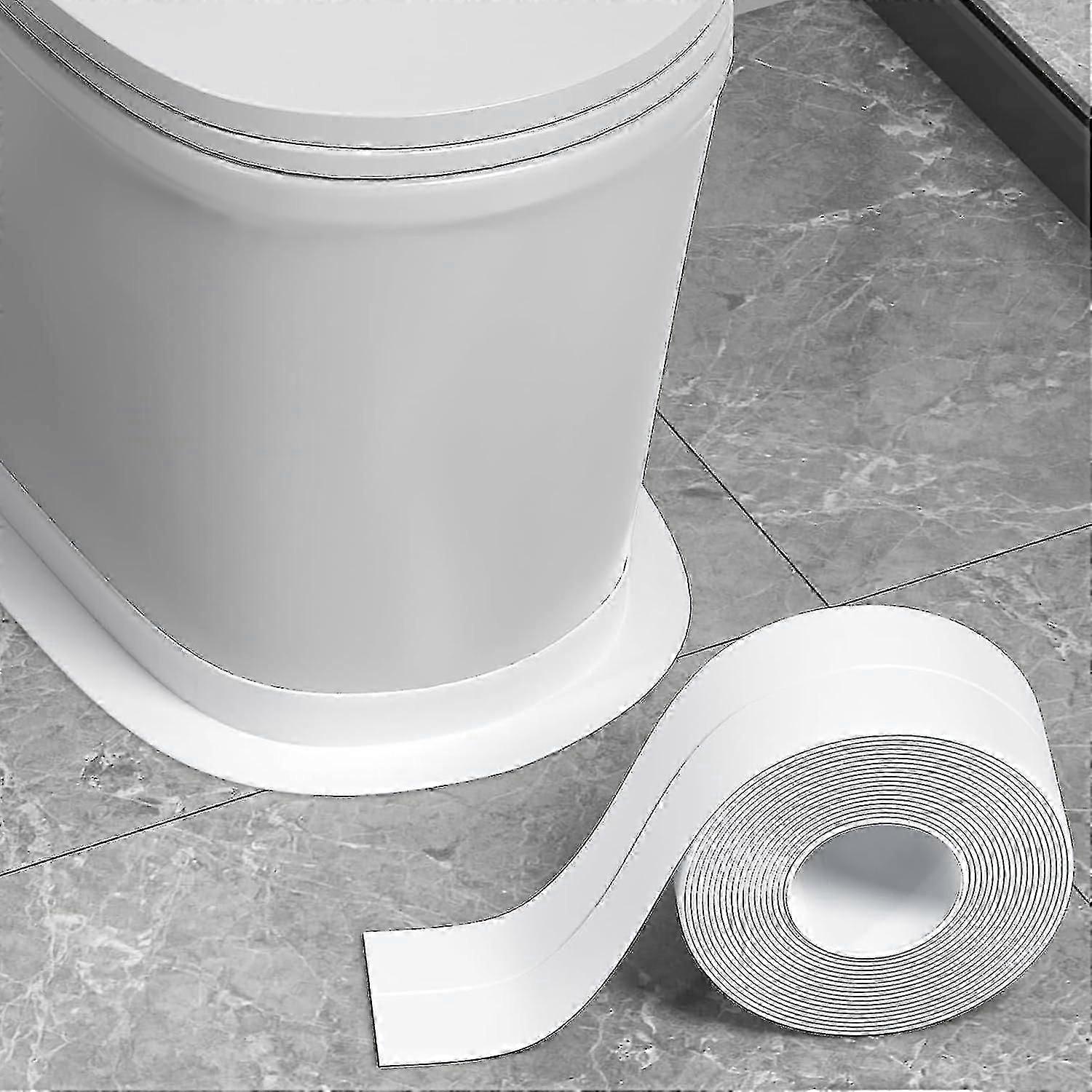 Dichtungsband Für Badezimmer, Dichtstoff, Fugenband, Einfaches Und Wasserdichtes Dichtungsband, Geeignet Für Badezimmer, Küche, Badewanne, Toilette, Wand Und Boden, Inklusive Montagewerkzeug.