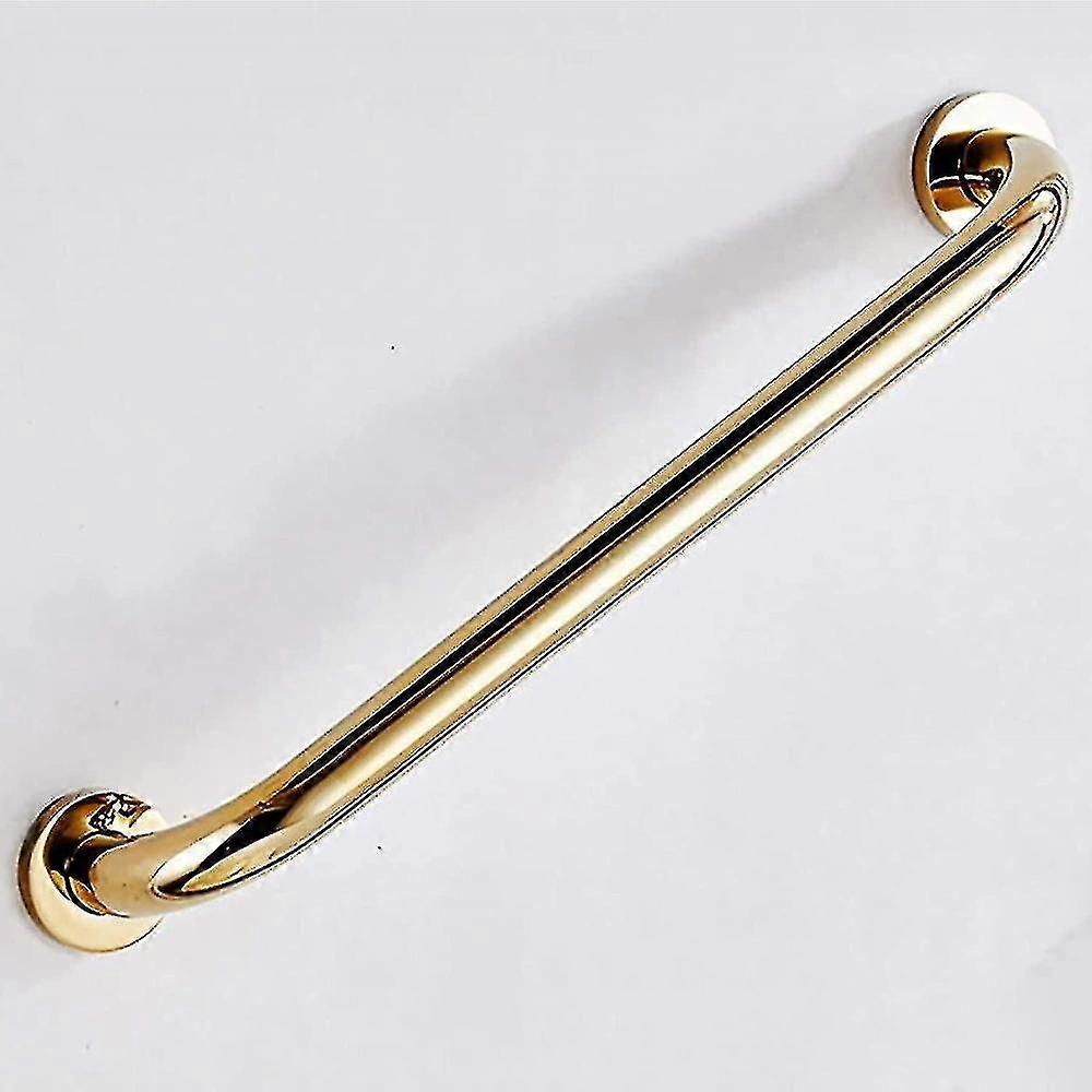 30 Cm Langer Haltegriff Fürs Badezimmer, Aus Massivem, Vergoldetem Messing, Geeignet Für Badewannen Und Badezimmer, Rutschfester Griff, Auch Für Duschen Und Toiletten Geeignet, Ideal Für Senioren Und